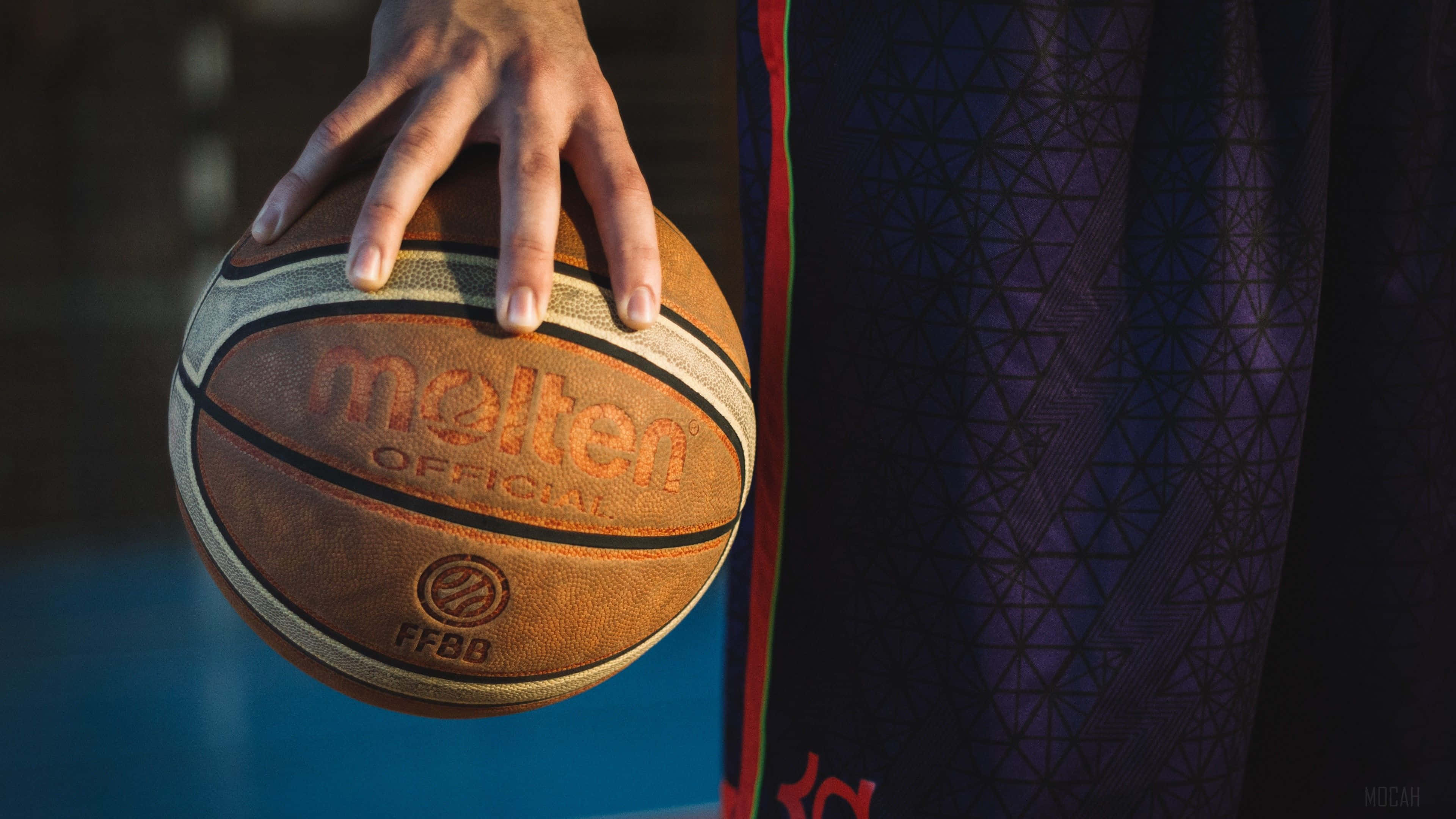 Dominer banen med 4K Basketball Bakgrunner