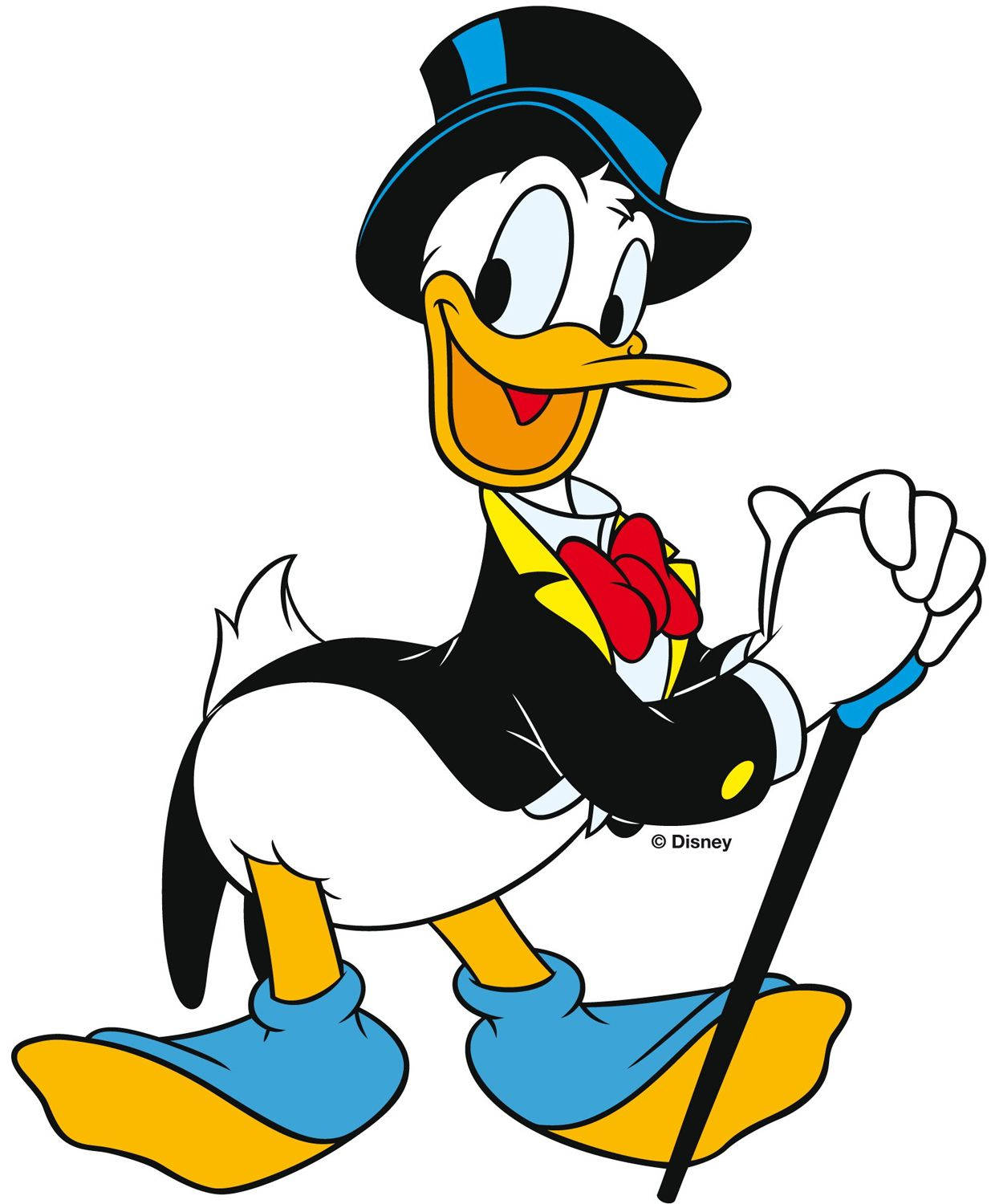 Donald Duck i Dress Bakgrunner