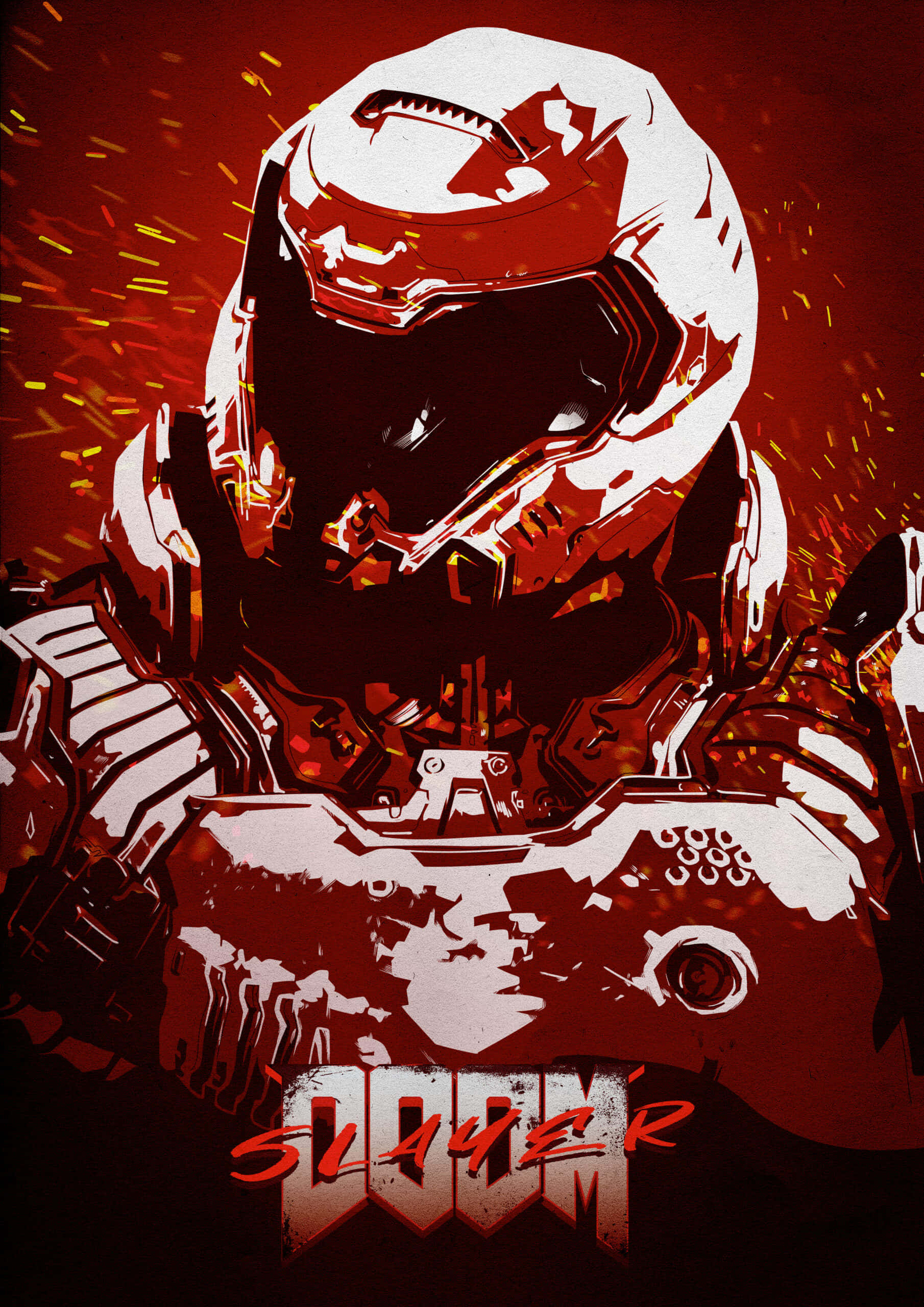 Doom Slayer beseirer fiendene sine. Bakgrunner
