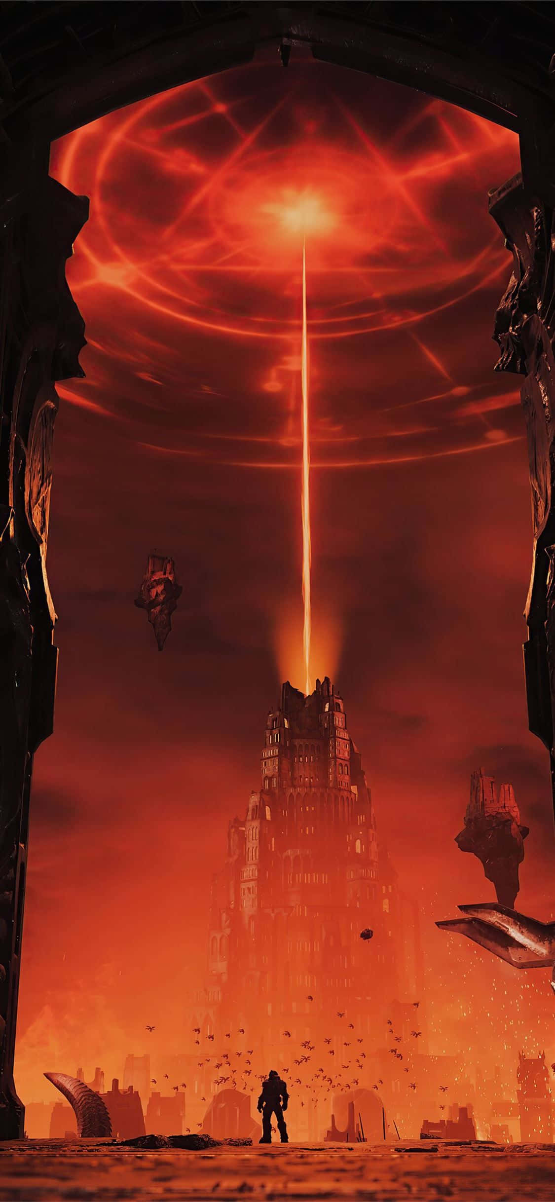 Doom Slayer i aksjon i Doom Eternal Bakgrunner