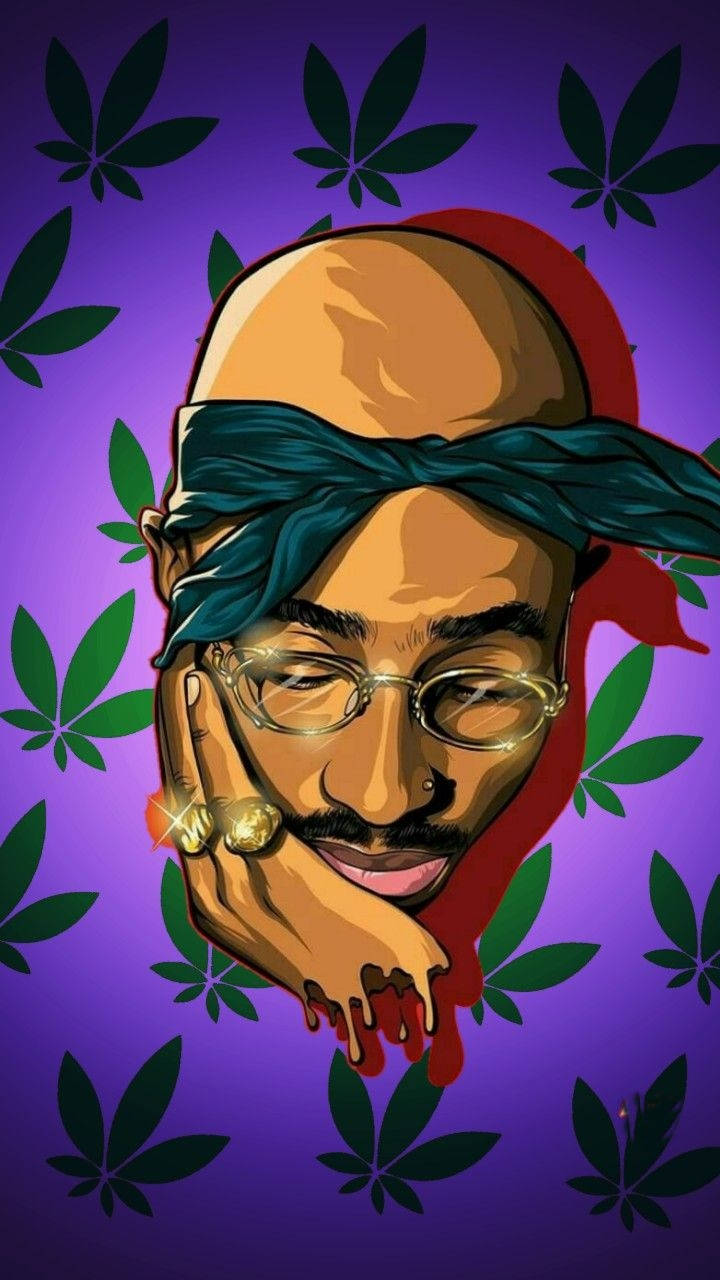 Dope Tupac iPhone Skjermsparer Bakgrunner