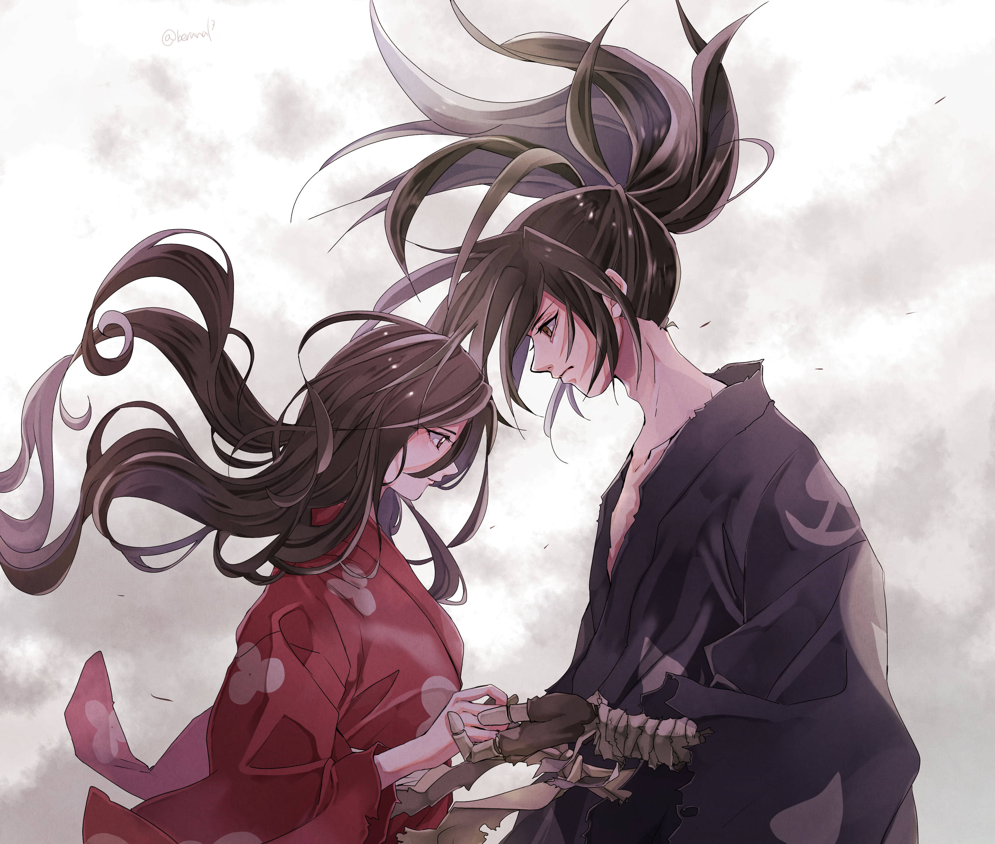 Dororo Estetisk Anime Par Bakgrunner