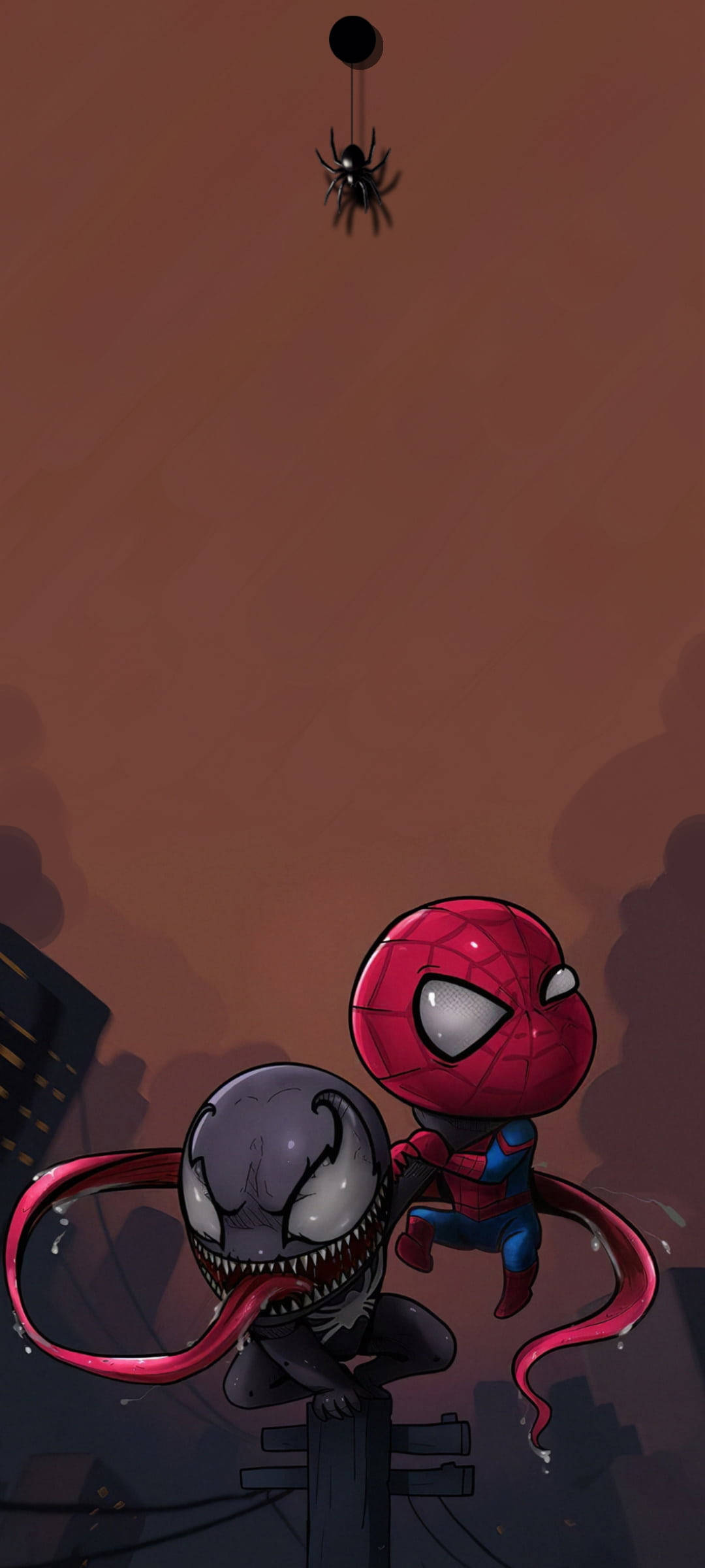 Dot Notch Venom og Spider-Man Bakgrunner