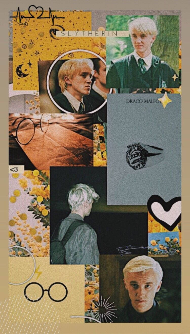 Draco Malfoy Gul Estetikk Bakgrunner