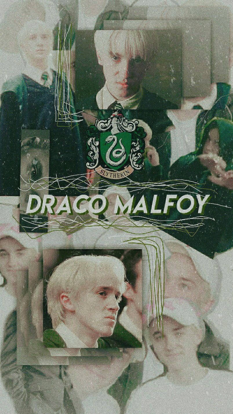 Draco Malfoy Lys Grønn Estetikk Bakgrunner