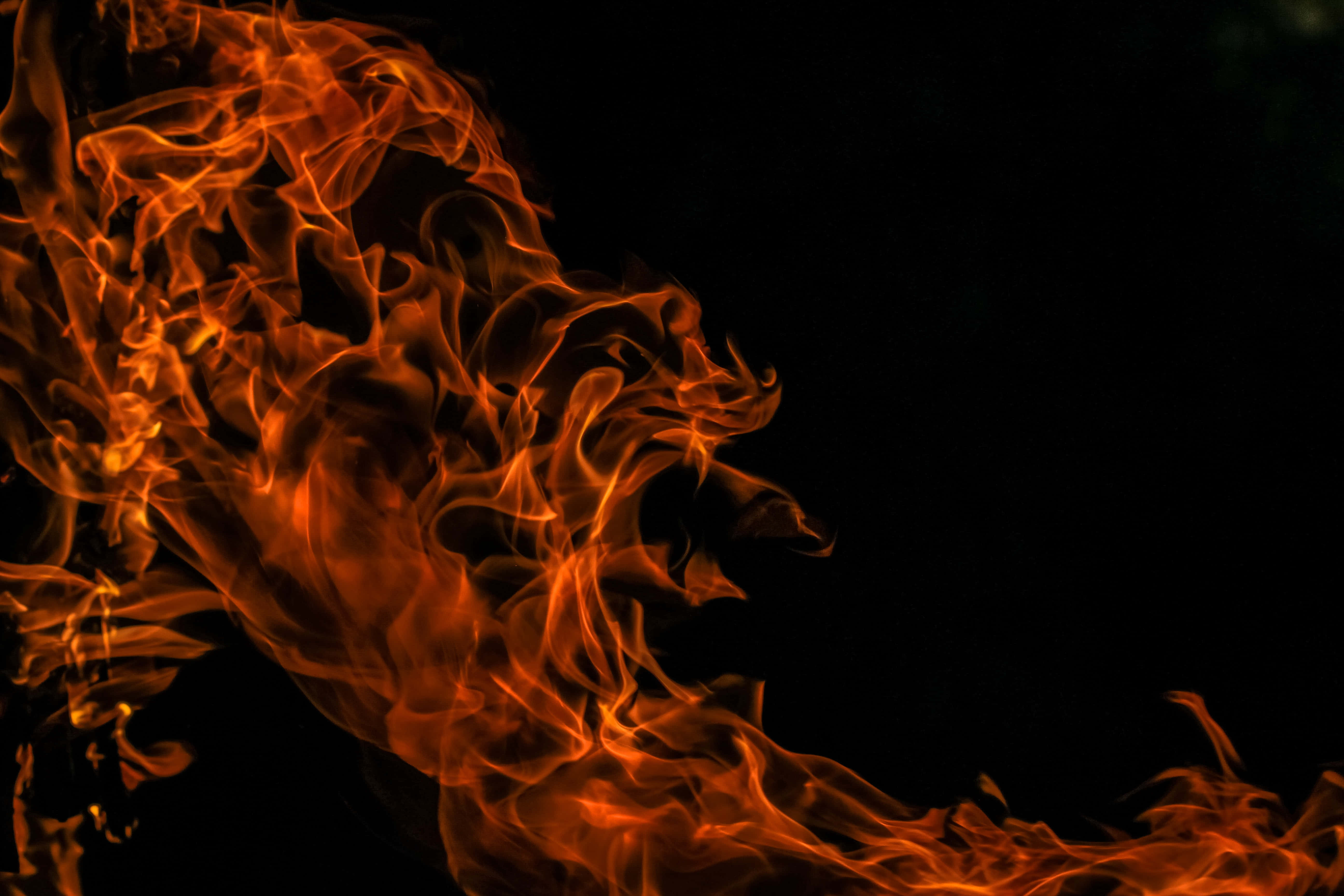 Drageformet flammebakgrunn Bakgrunner
