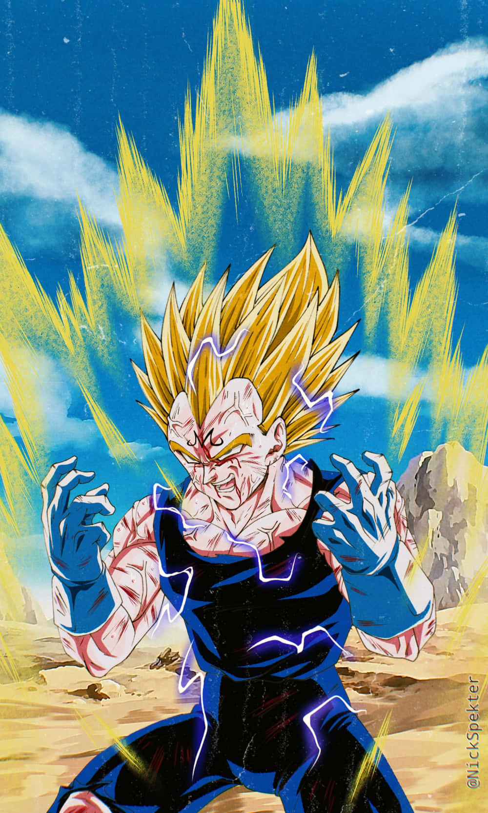 Majin Vegeta Smil