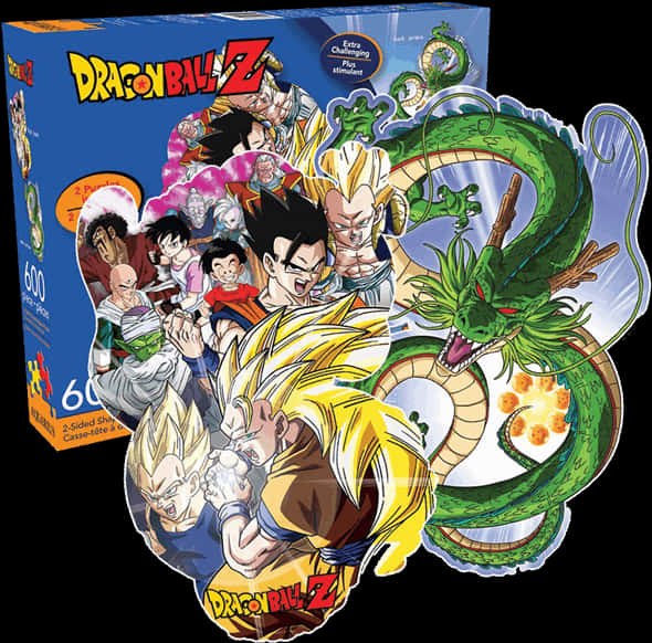 Dragon Ball Z Puslespill-emballasje Bakgrunner