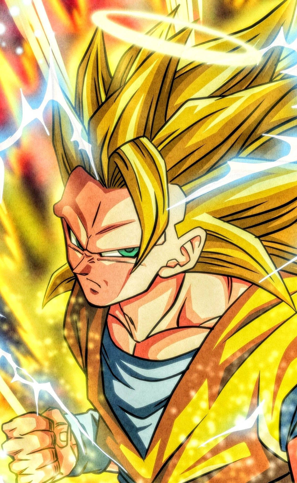 dragon ball z saiyan saiyan saiyan saiyan sai Bakgrunner
