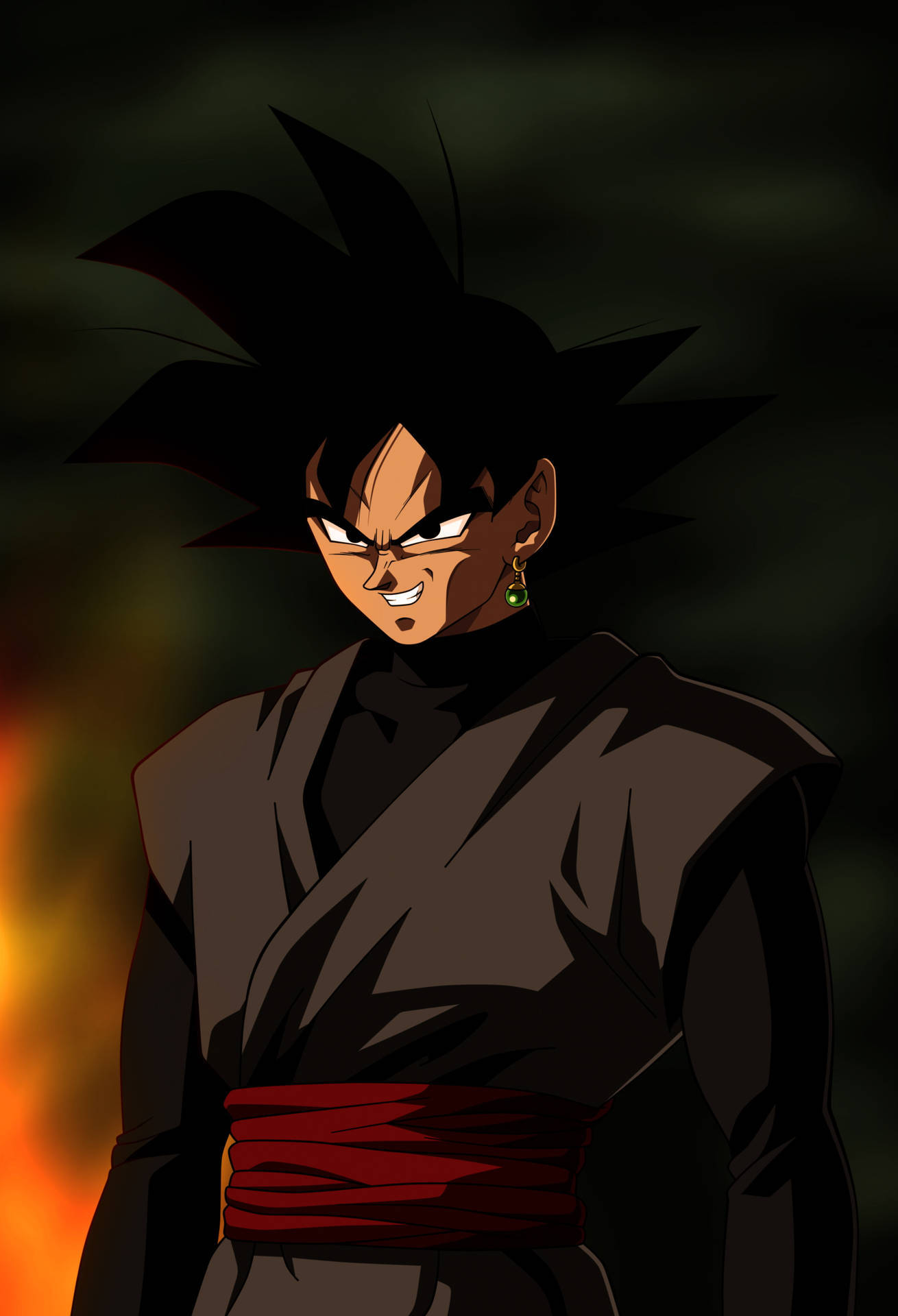Dragon Ball Zamasu Black Goku estetisk Bakgrunner