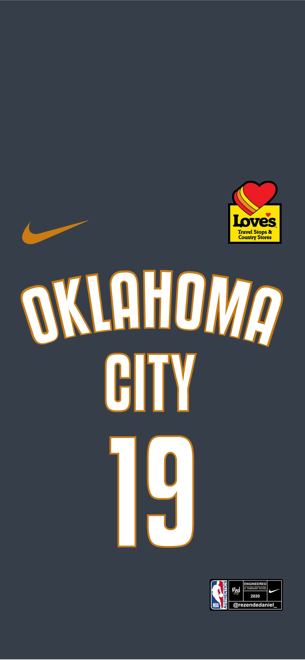 Draktnummer 19 til Oklahoma City Thunders Bakgrunner