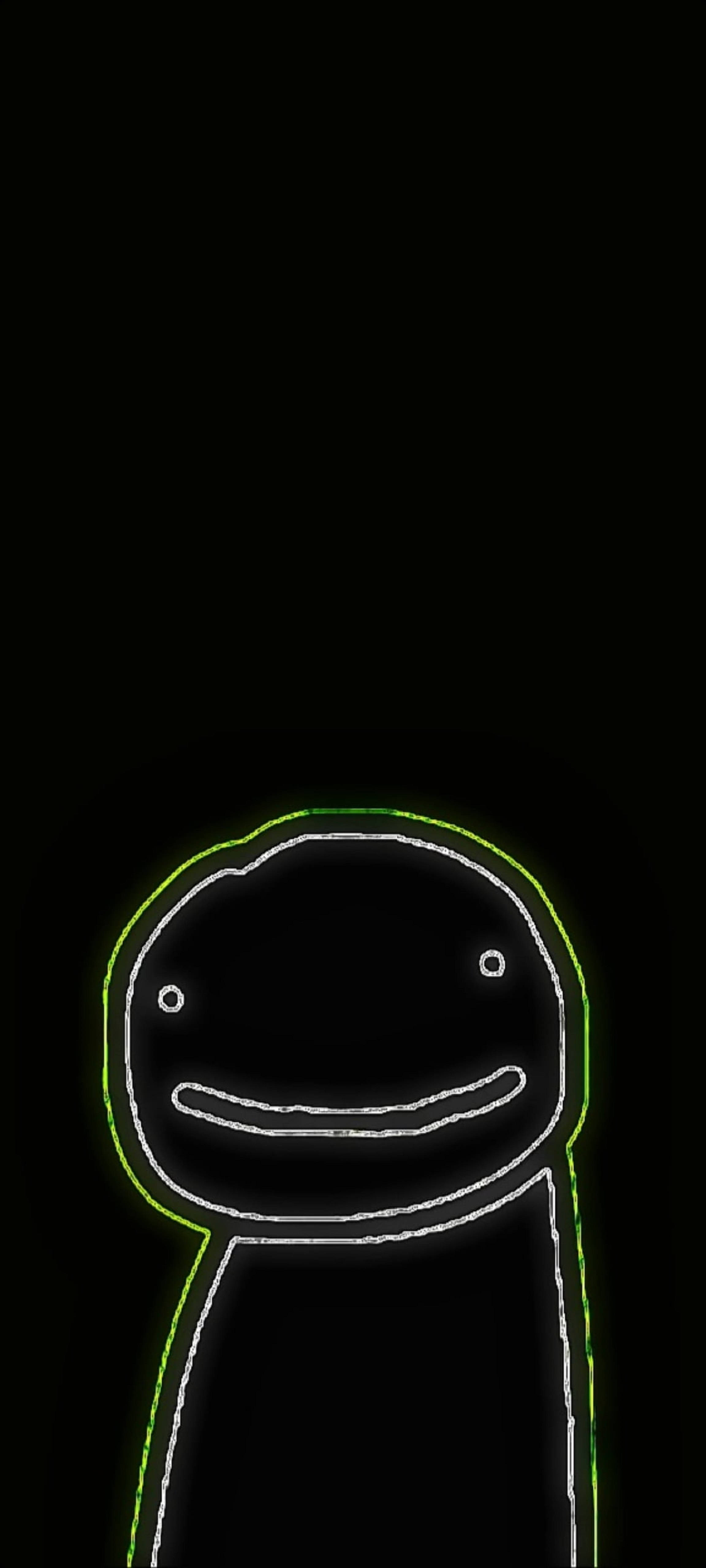 Dream SMP Glød Mørk Avatar Bakgrunner