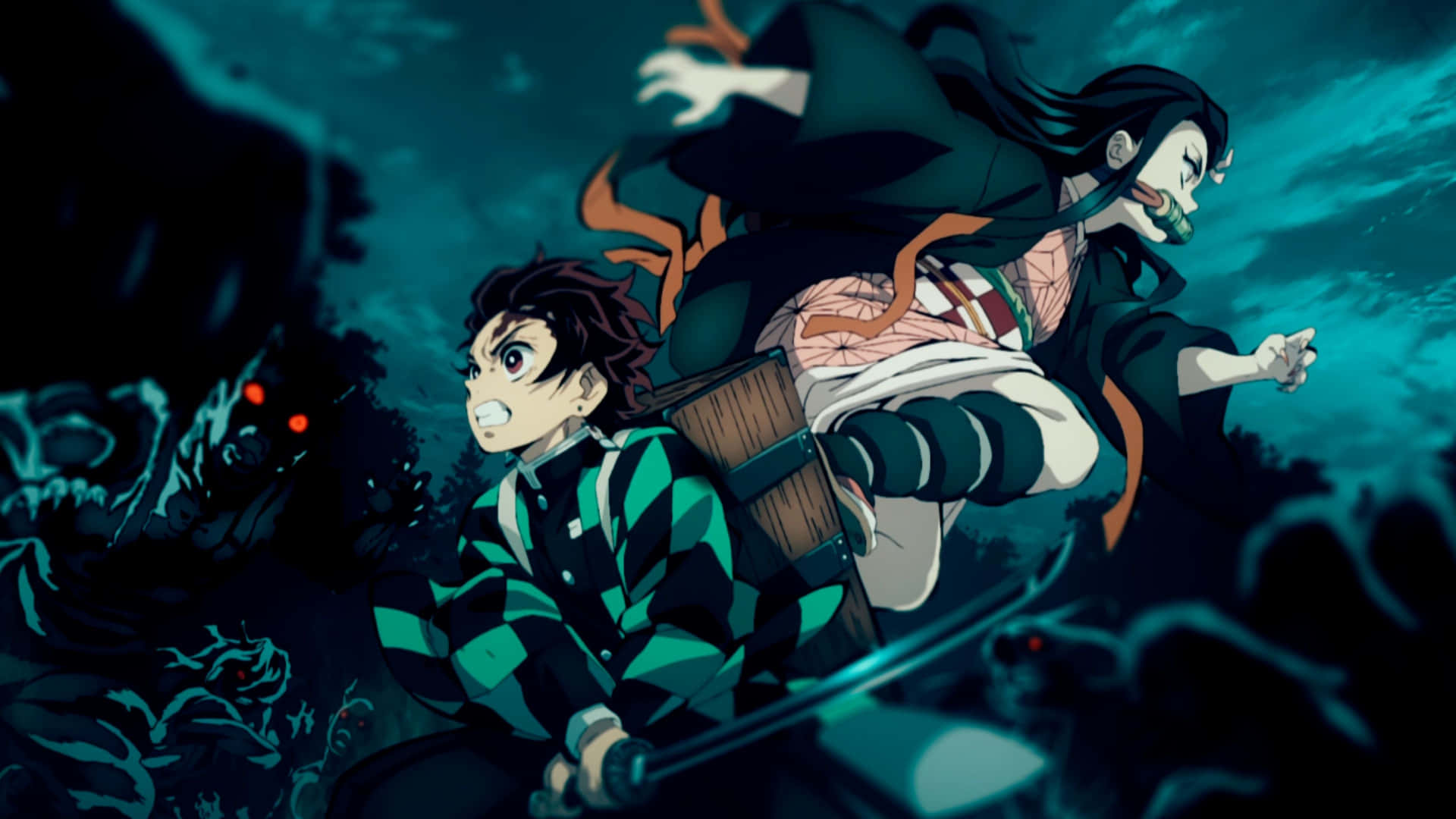 Demon Slayer 4K-bakgrunn