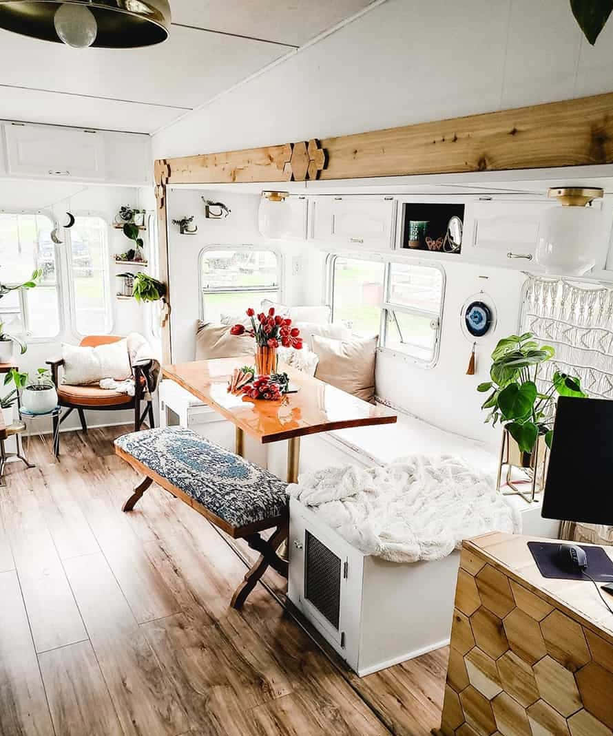 Drøm deg bort i fargene til Aesthetic Boho Bakgrunner
