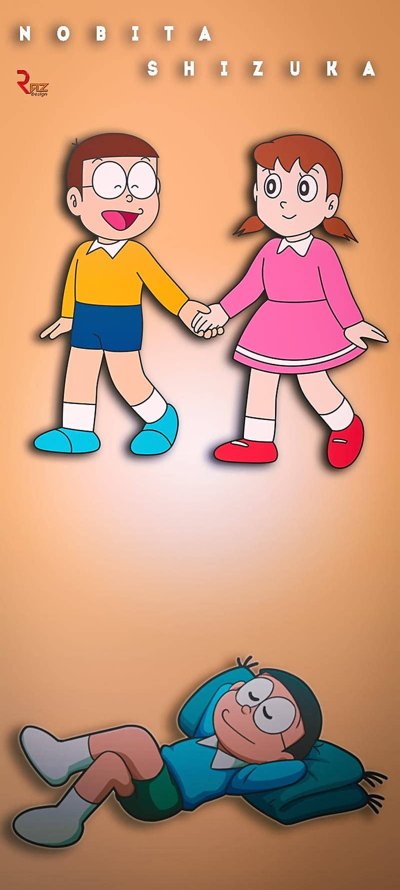 Drømmen Nobita Shizuka HD Bakgrunner