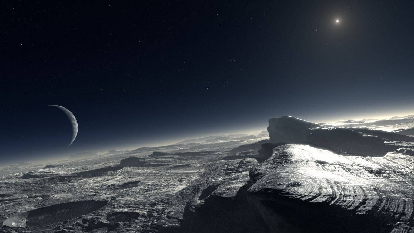 Dvergplaneten Pluto atmosfære Bakgrunner