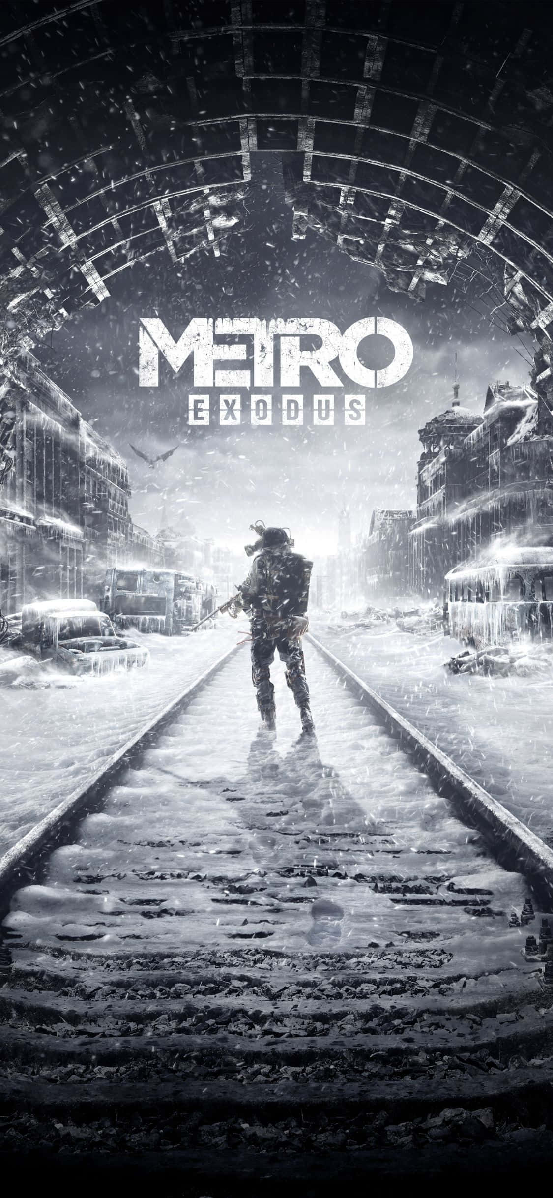 Dykk dypt inn i den postapokalyptiske verdenen i Metro Exodus med de skarpe bildene på iPhone X Bakgrunner