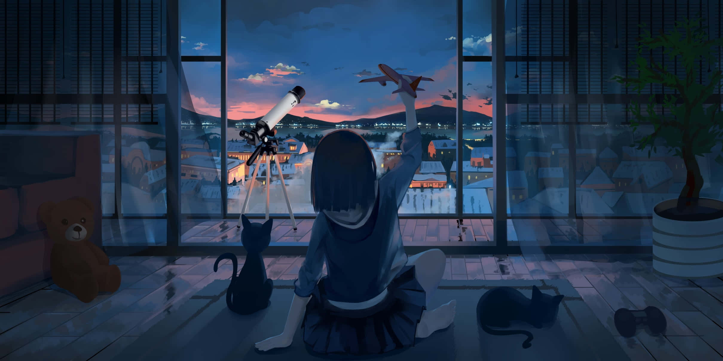 Dykk inn i den mørke og mystiske anime-verdenen Bakgrunner