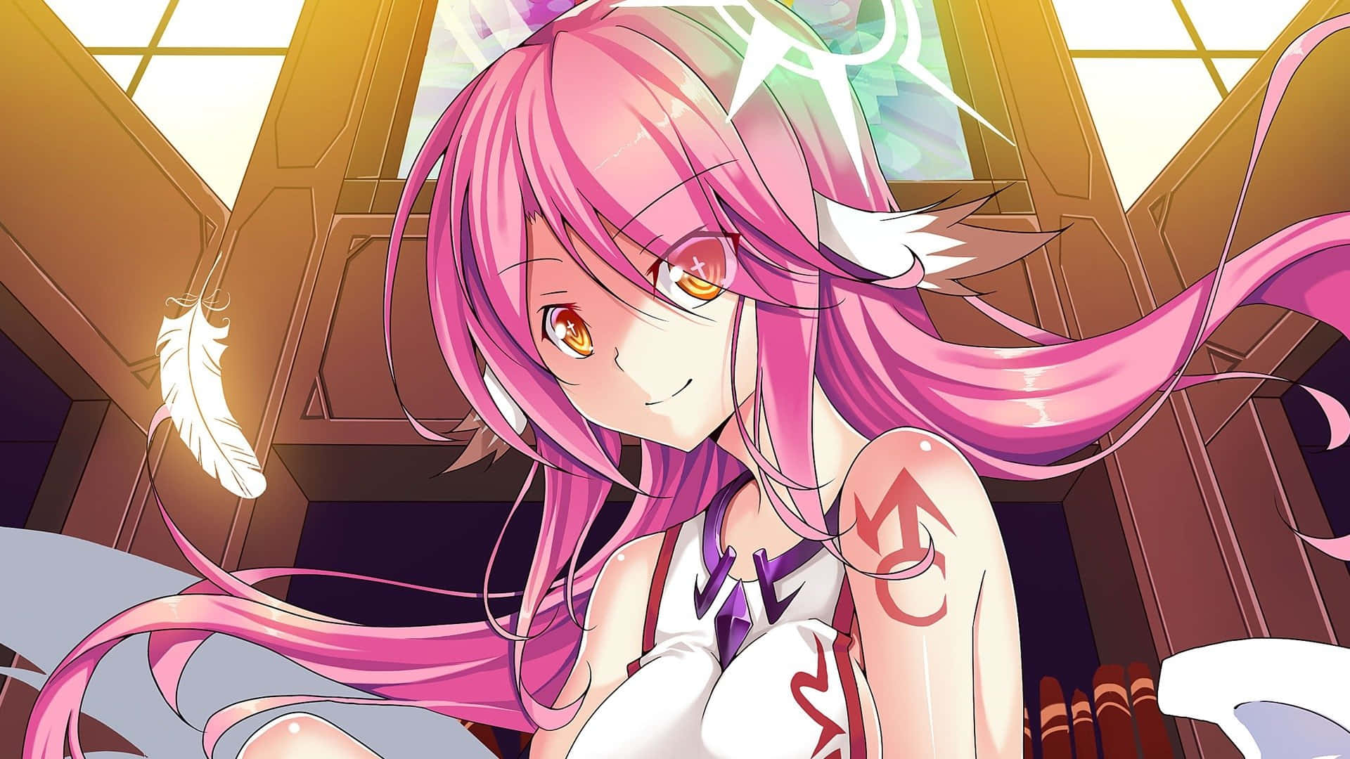 Dykk inn i en verden av spill med No Game No Life Bakgrunner
