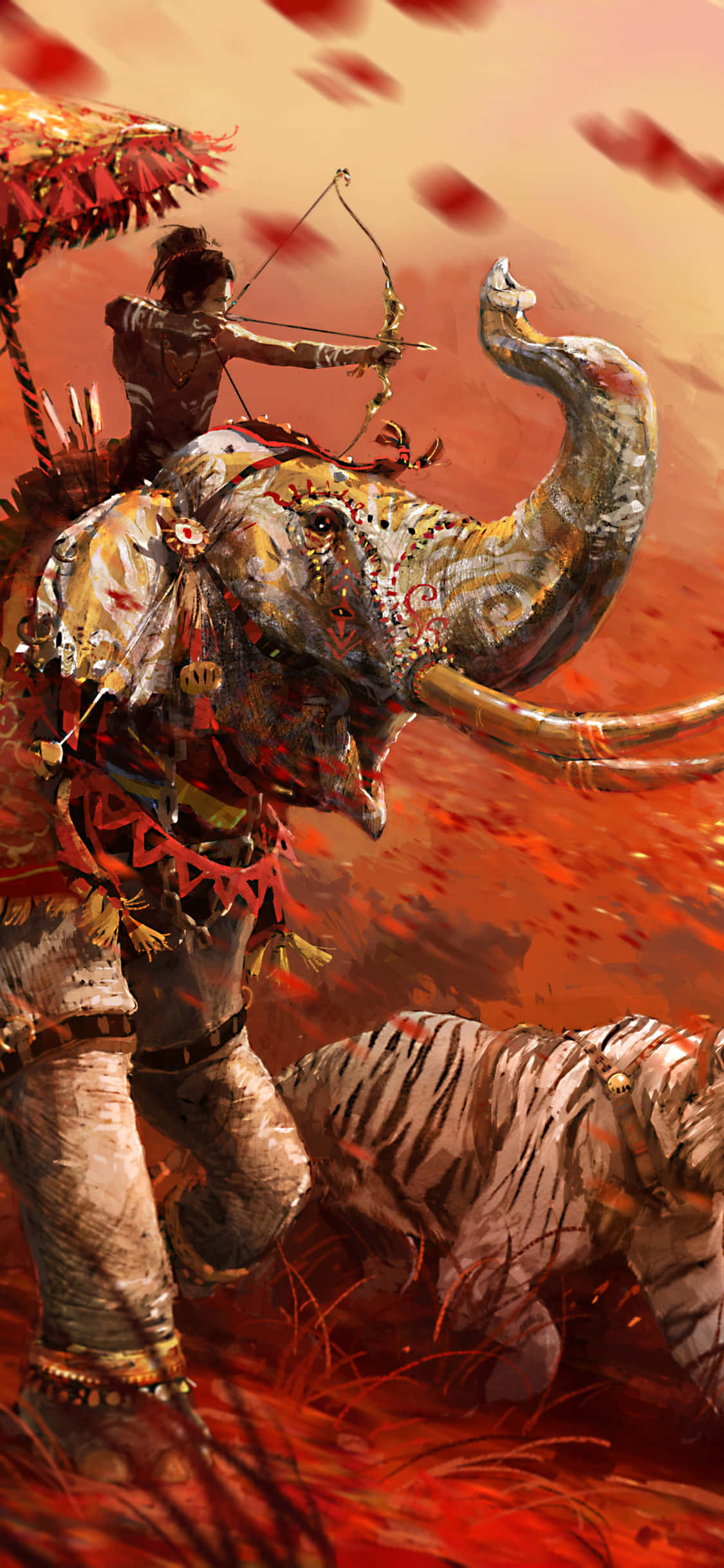 Dykk inn i et eventyr med Far Cry 4 på din iPhone Xs Bakgrunner