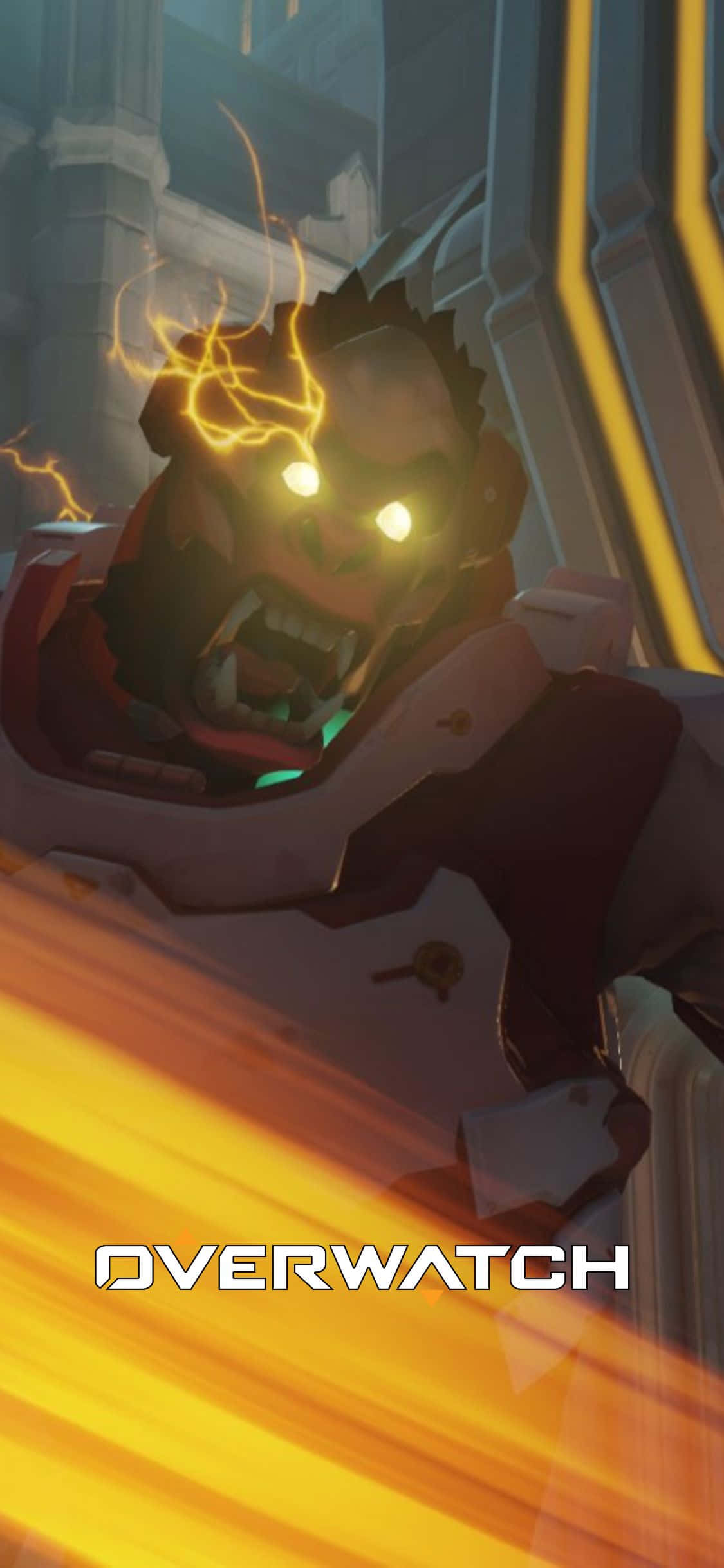 Dykk inn i handlingen i Overwatch på din iPhone X Bakgrunner