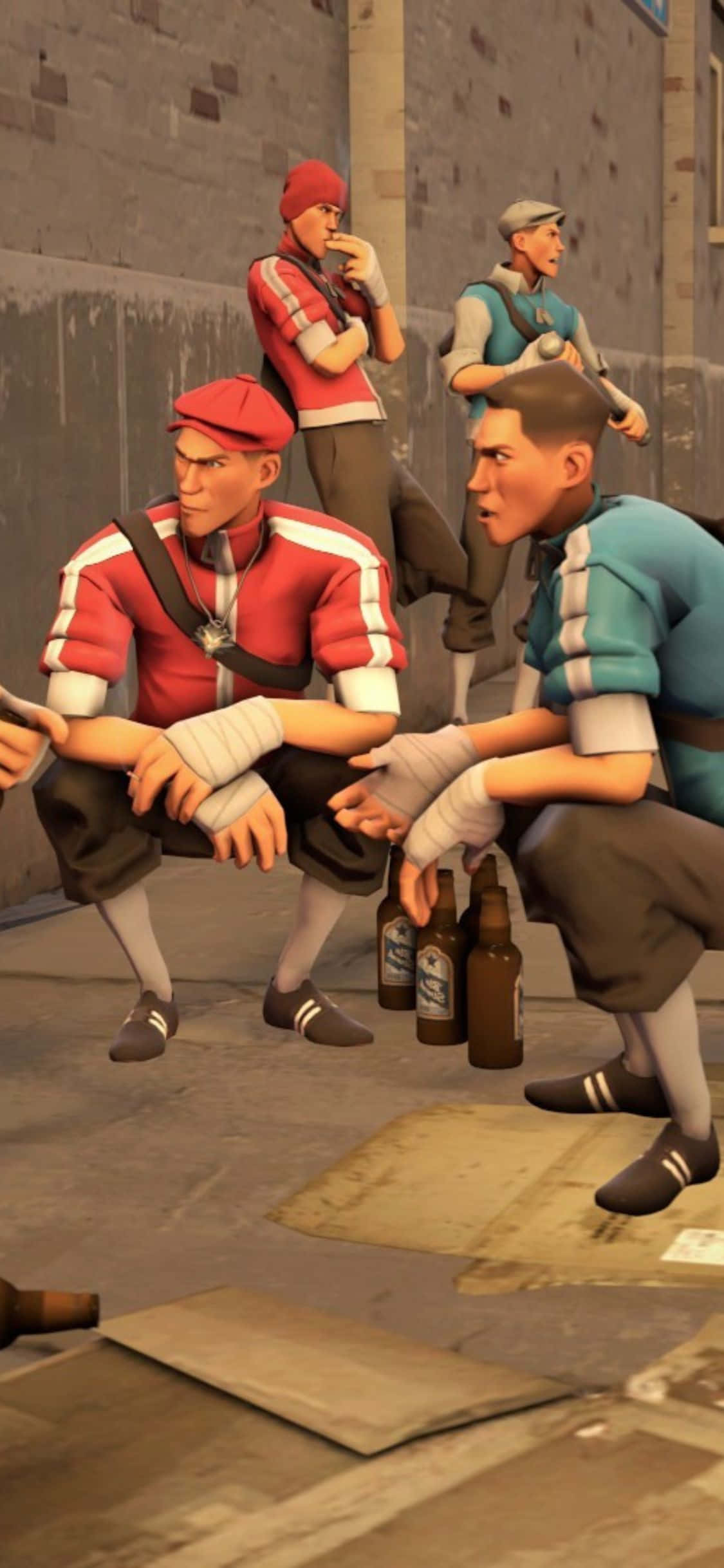 Dykk Inn I Team Fortress 2 Med Den Ultimate Spill-Smarttelefonen Bakgrunner