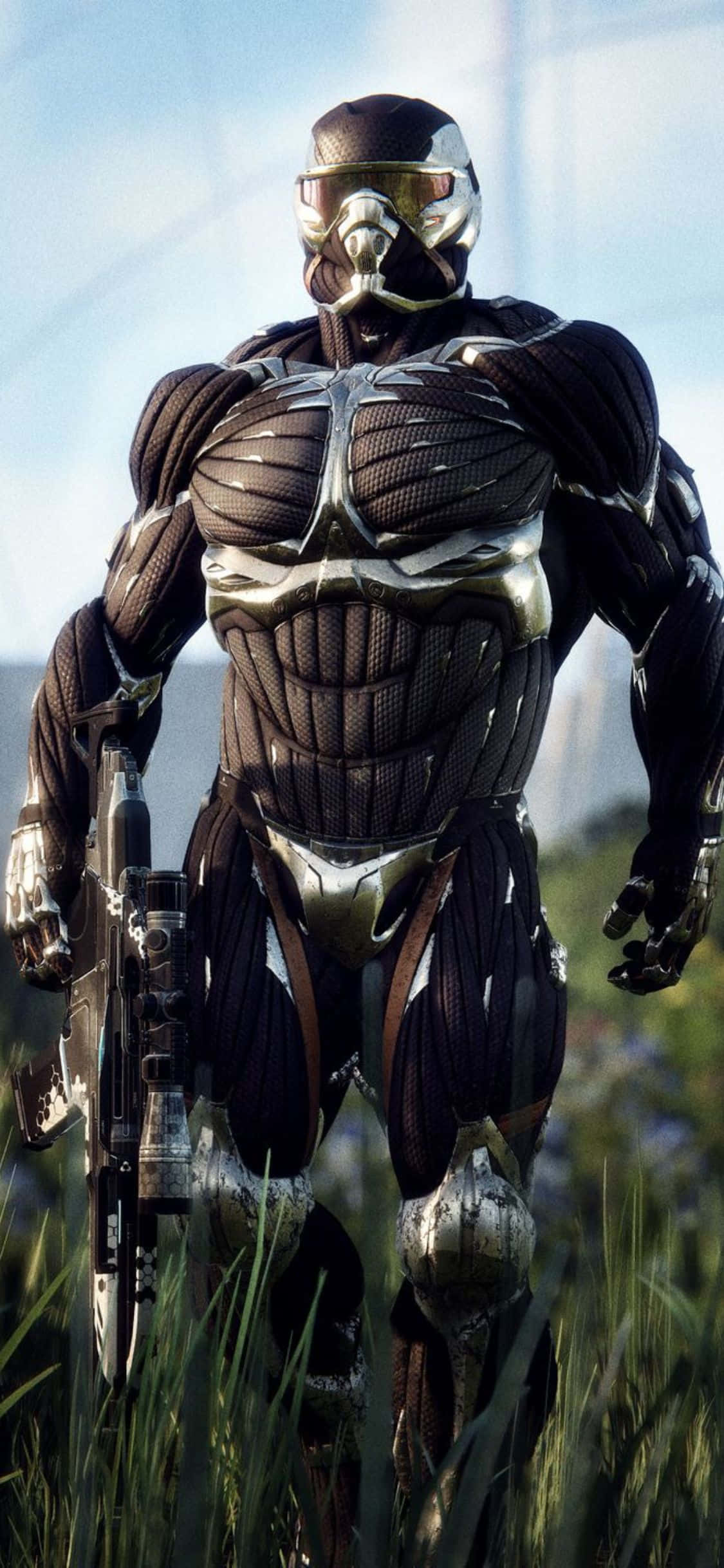 Dykk ned i den cyber-realistiske verdenen gjennom den futuristiske spillopplevelsen til Crysis 3 på iPhone X. Bakgrunner