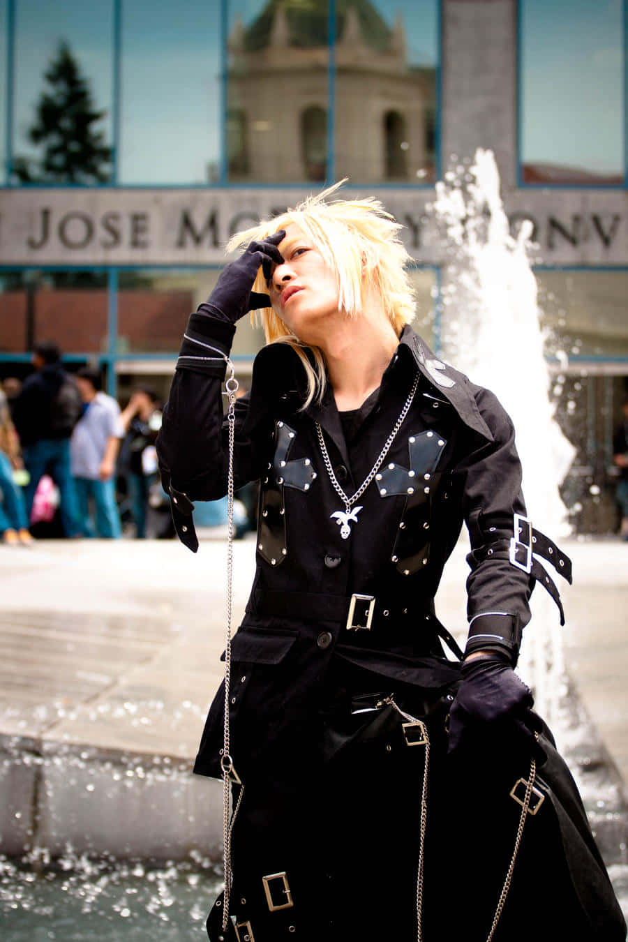 Dynamisk Visual Kei-band i konsert Bakgrunner
