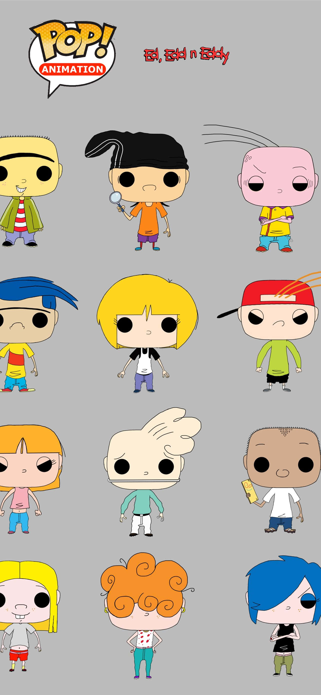 Ed, Edd N Eddy Funko Pop Bakgrunner
