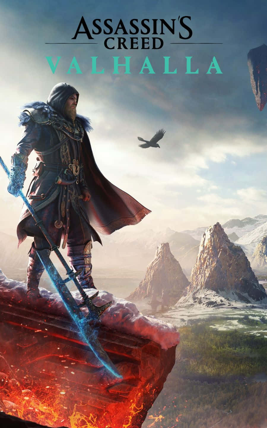Eivor med ljå 1440p Assassin's Creed Valhalla-bakgrunn Bakgrunner