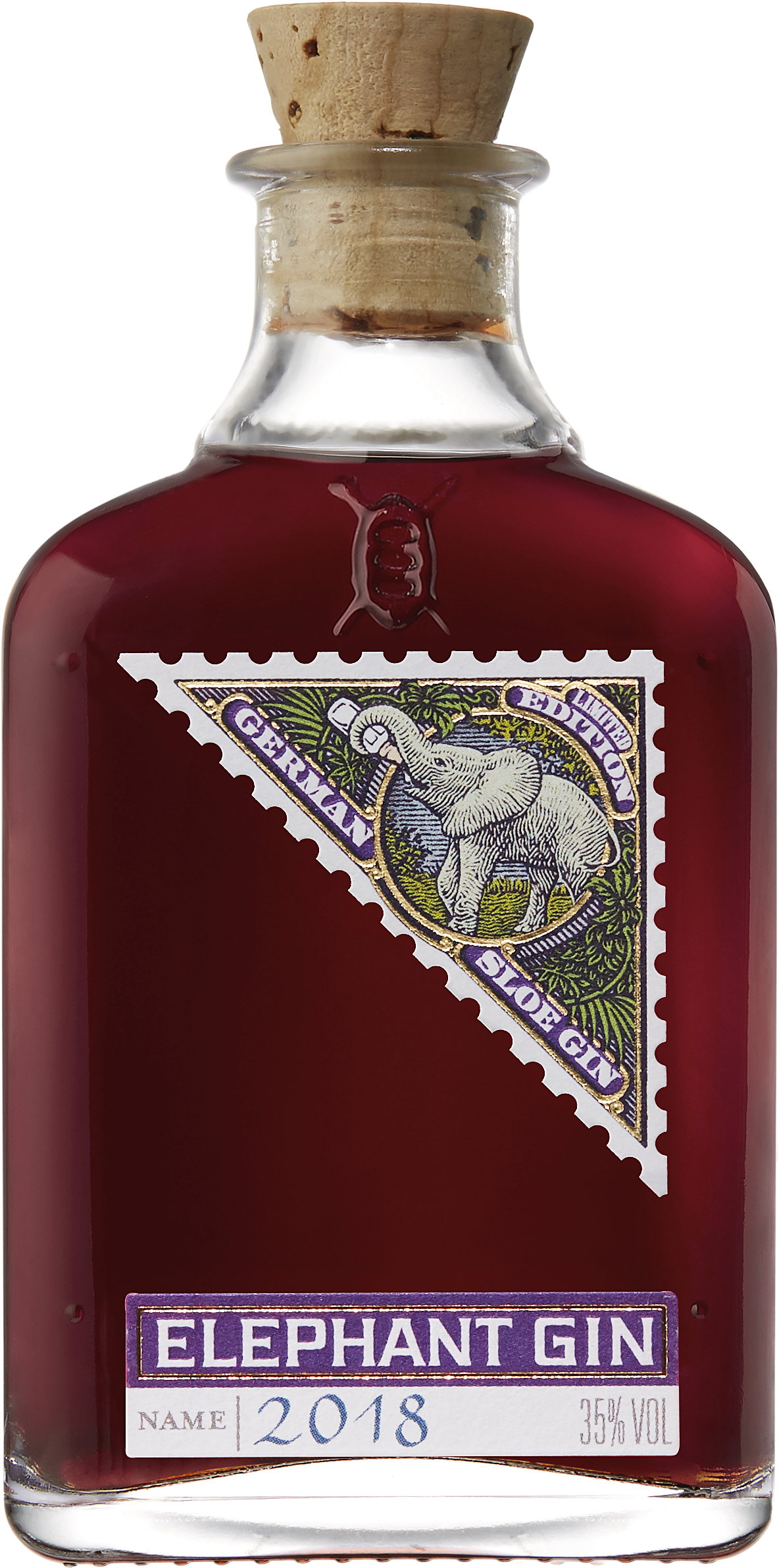 Elefant Gin-flaske 2018 Bakgrunner