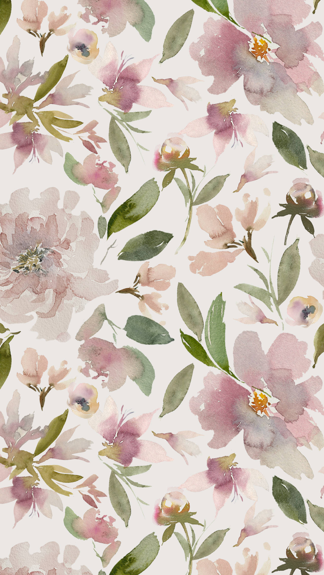 Elegant blomsterdesign til telefon Bakgrunner