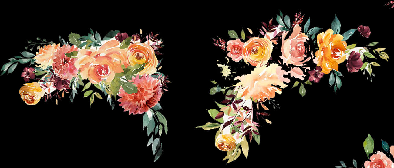 Elegant blomsterborddesign Bakgrunner