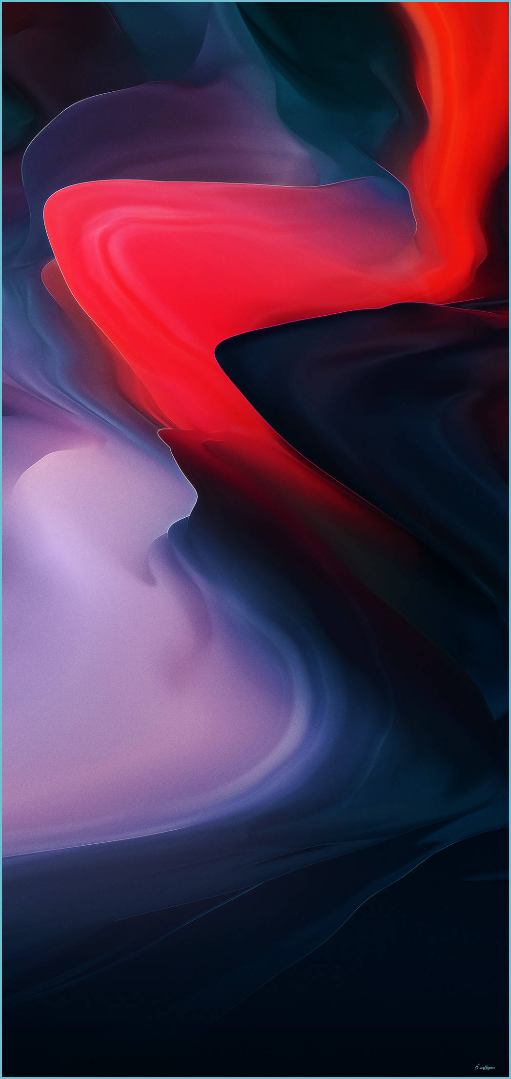 Elegant OnePlus 9 Pro i mørkerød abstrakt design Bakgrunner
