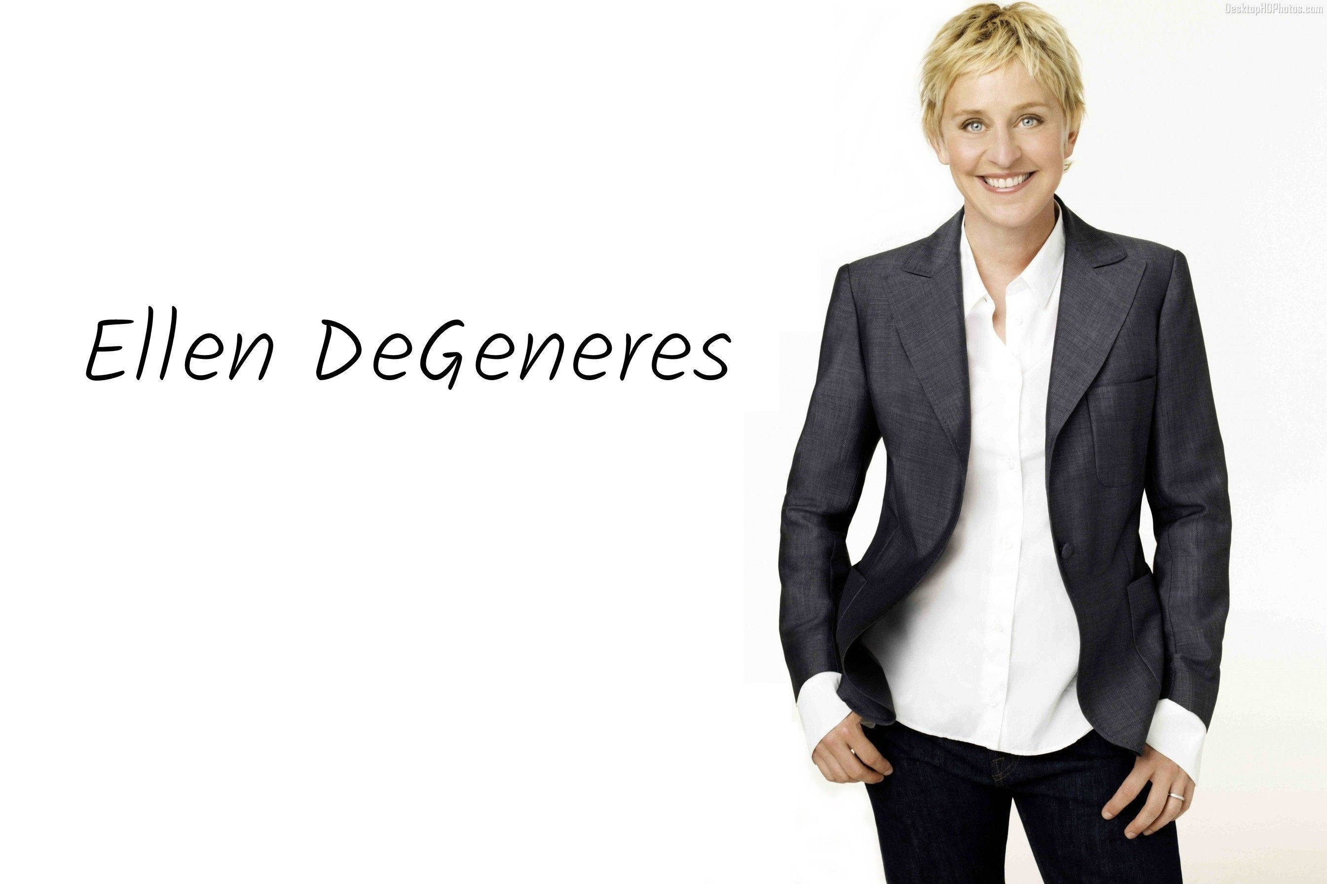 Ellen Degeneres-plakat med navnet hans Bakgrunner