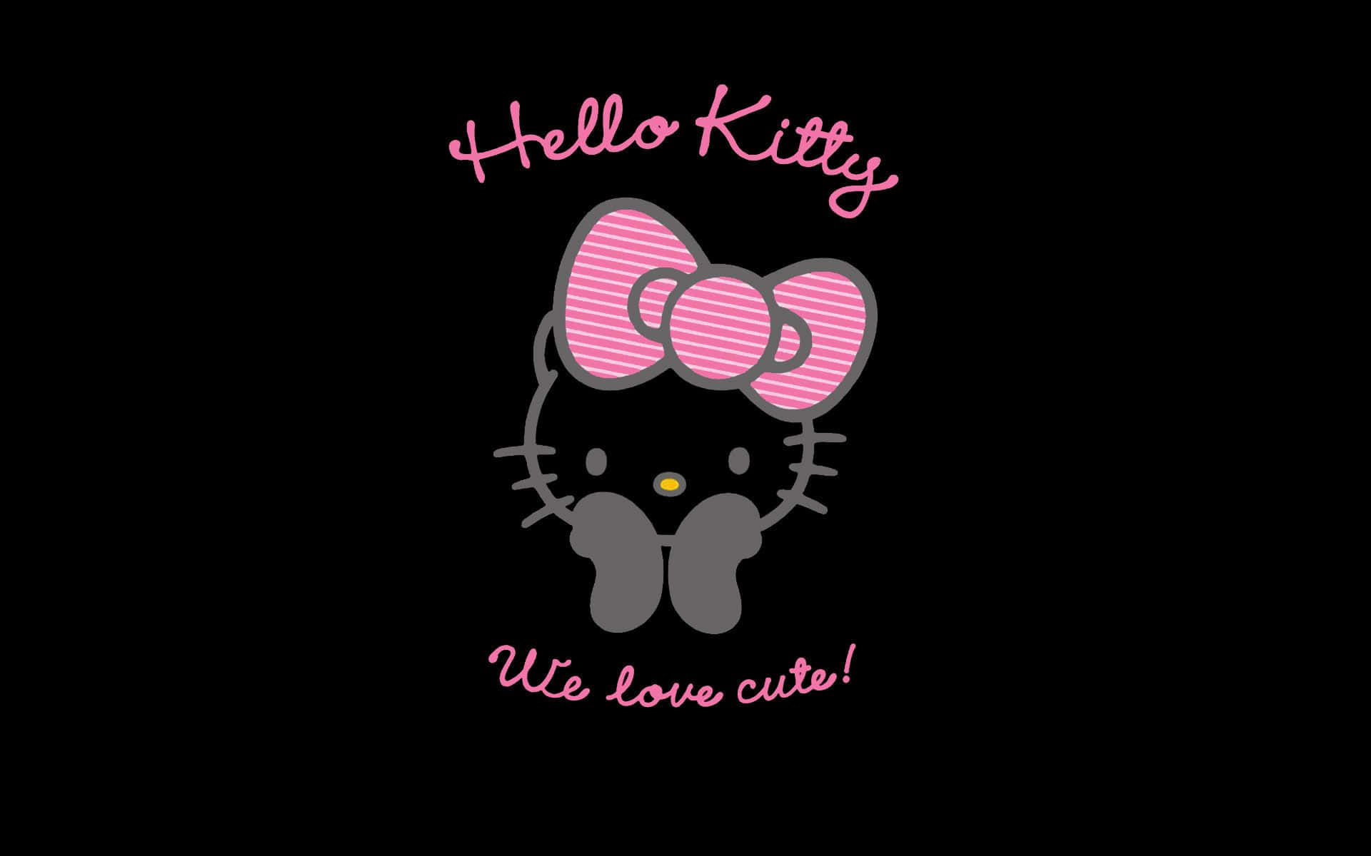 Emo Hello Kitty Søt Sitat Bakgrunner