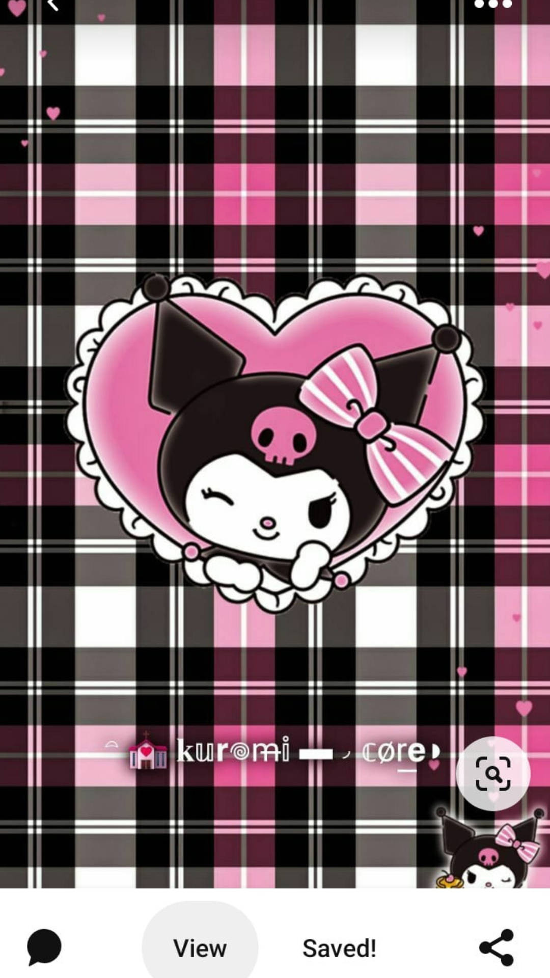 Emo-inspirert bakgrunn med My Melody Kuromi Bakgrunner