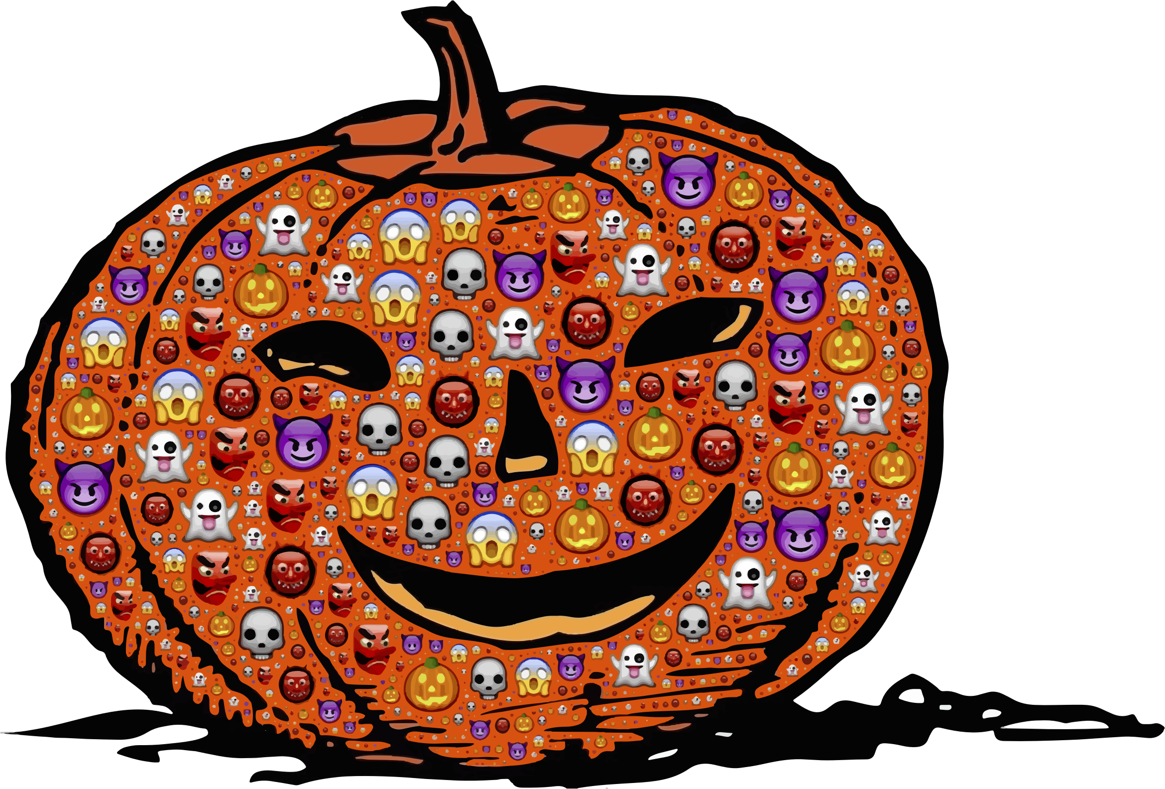 Emoji-mønster Halloween-gresskar.PNG Bakgrunner