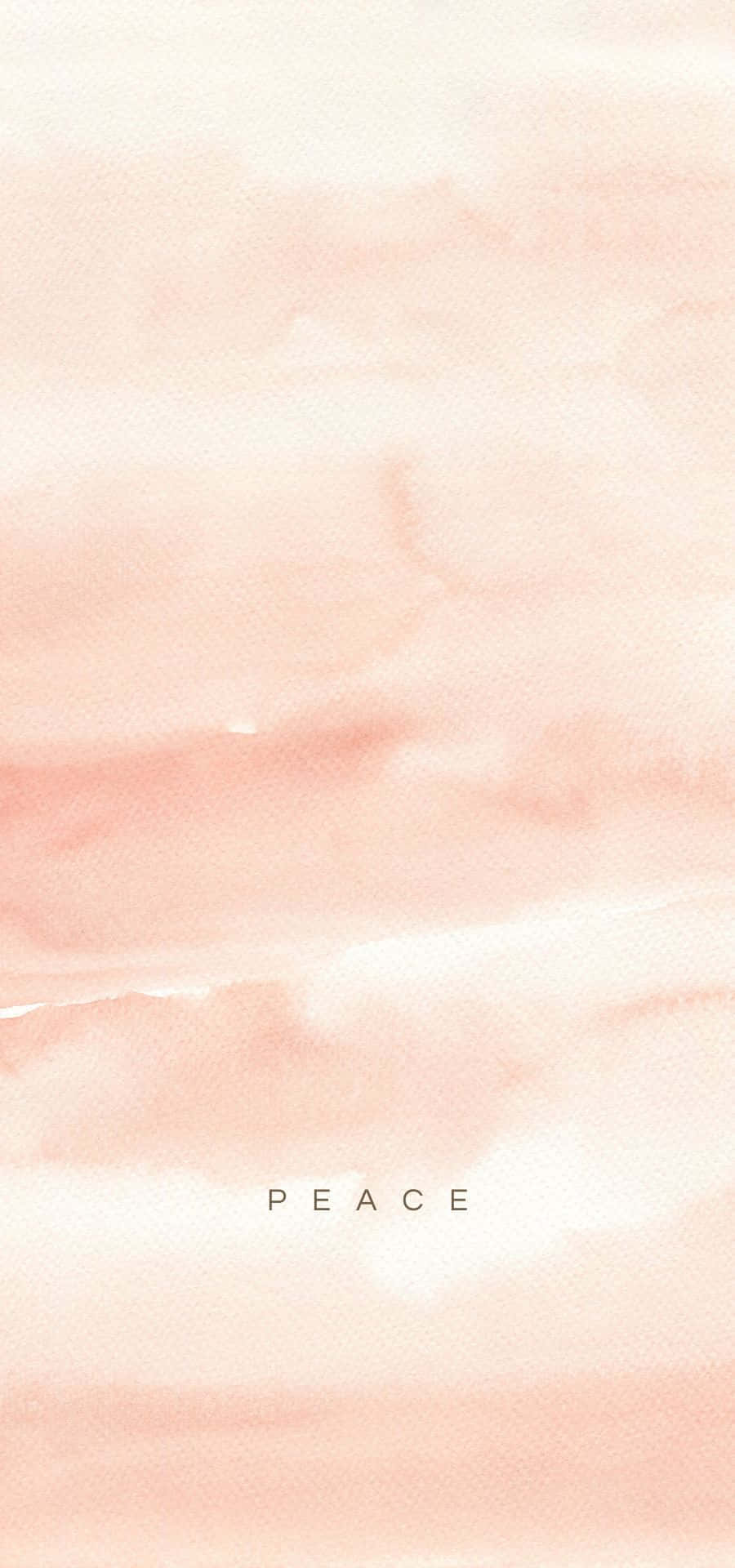 en akvarellmaling av en rosa himmel med ordet fred Bakgrunner