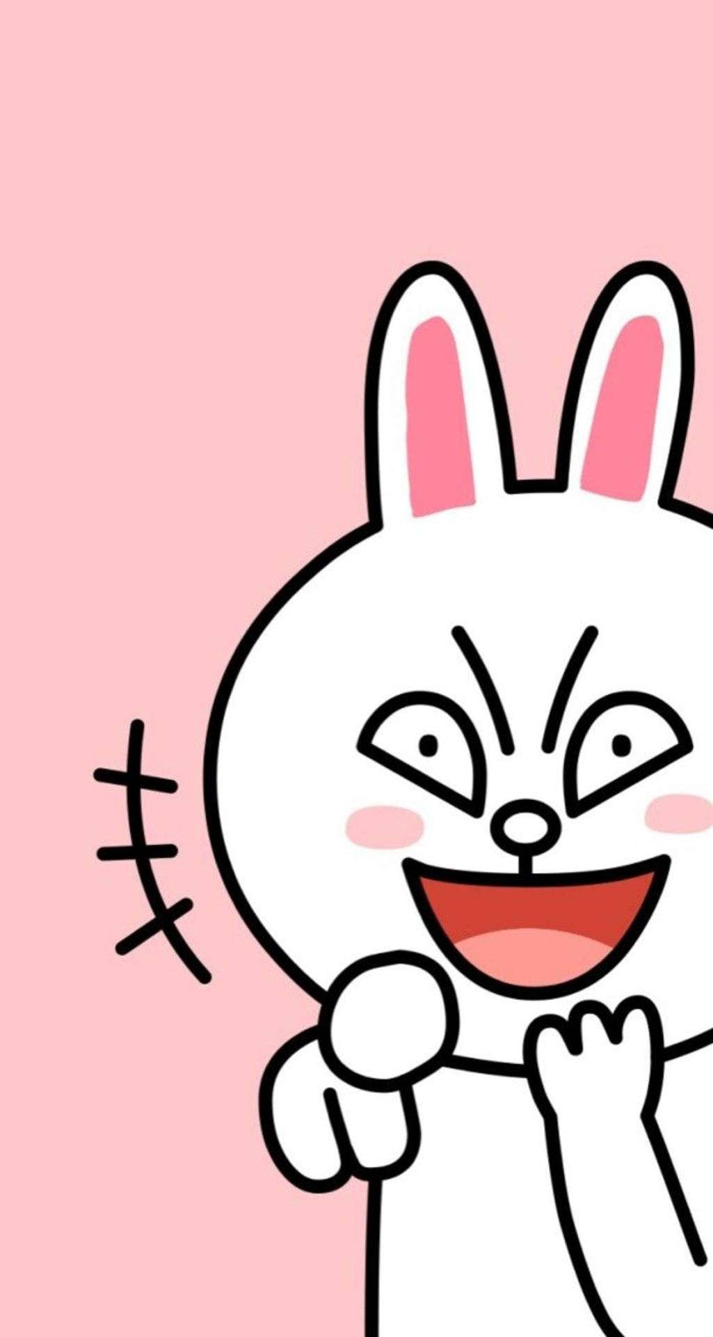 En bedårende lattermild Cony Bakgrunner