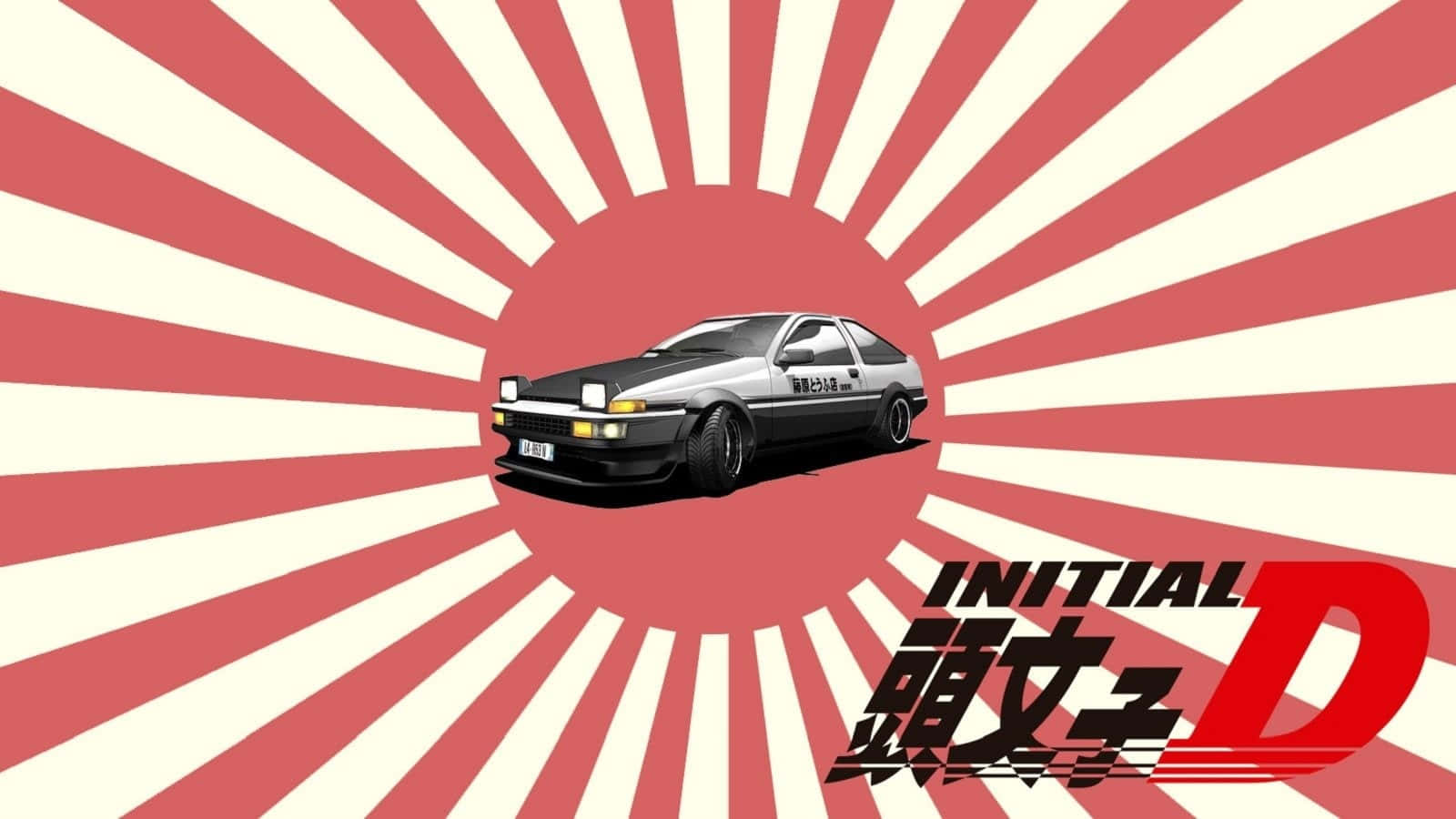 en bil med ordene initial d på seg Bakgrunner