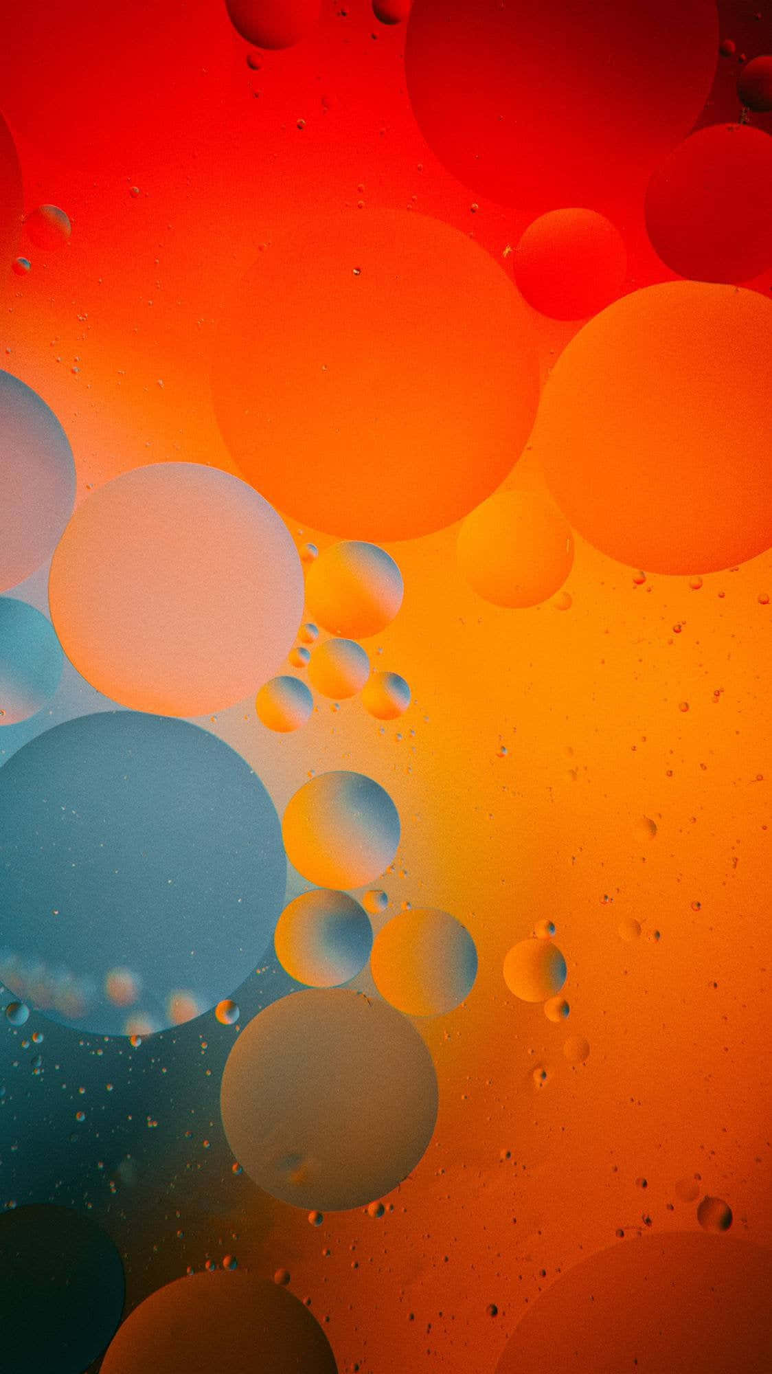 en blå og oransje bakgrunn Bakgrunner