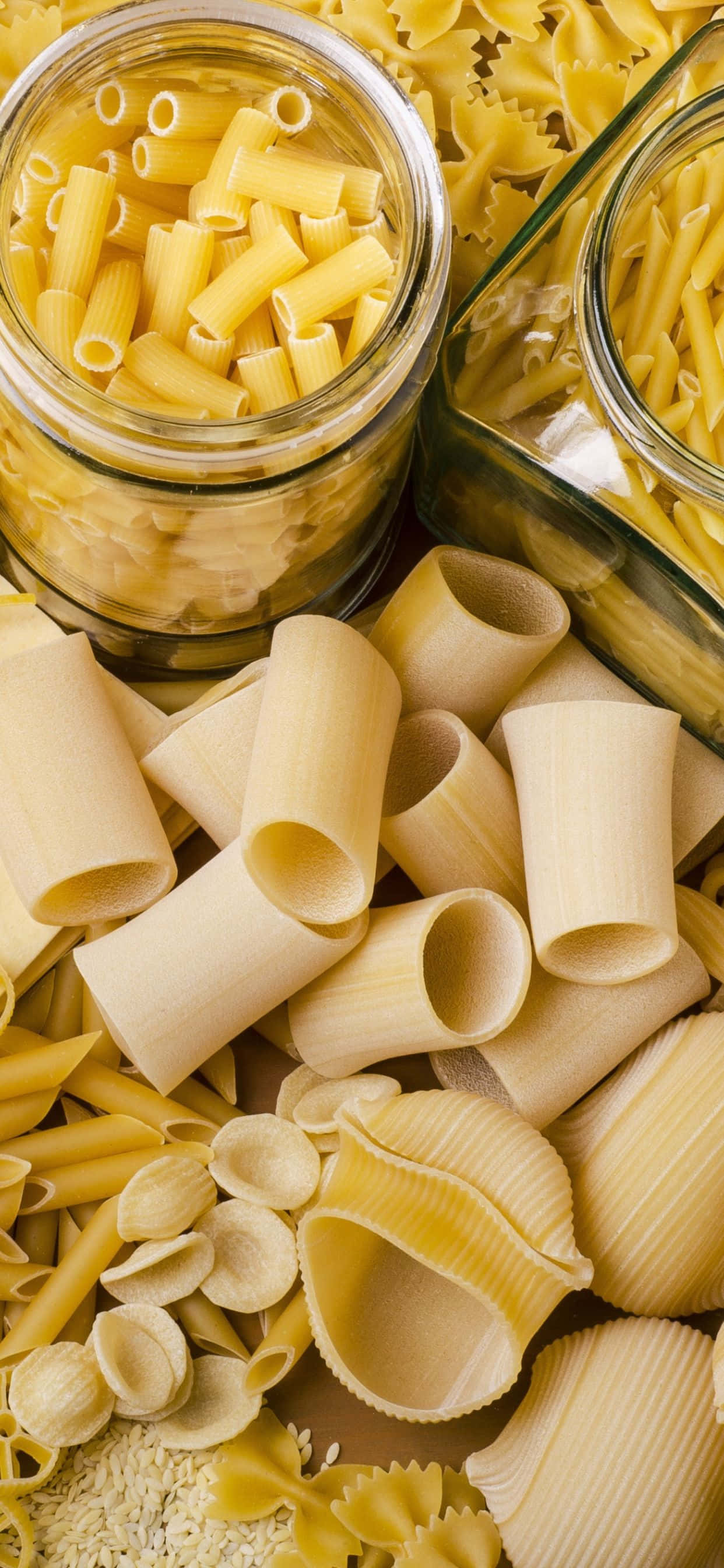 en bolle med pasta og en bolle med pasta Bakgrunner