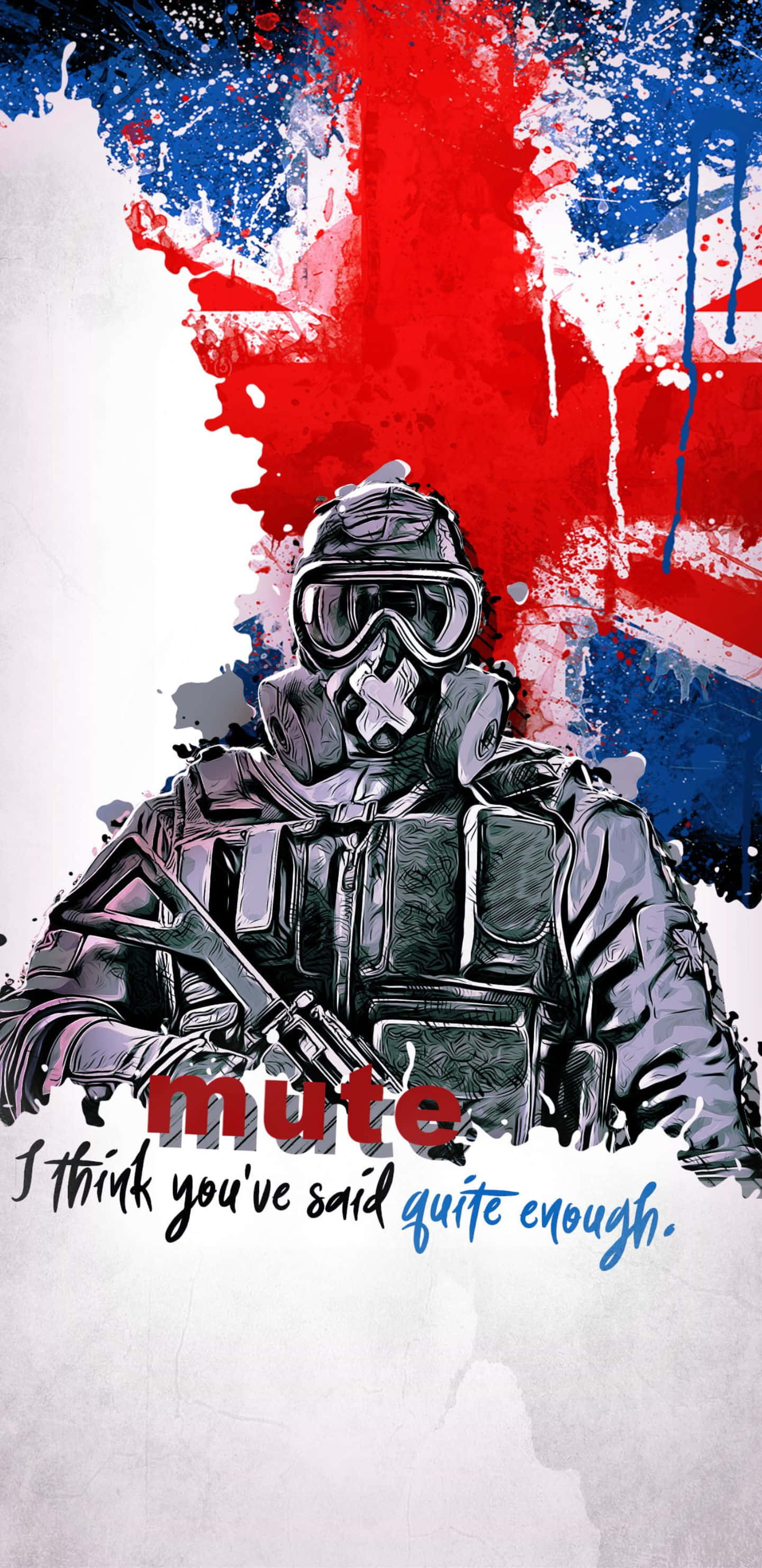 En dynamisk scene fra det populære spillet Rainbow Six Siege på Samsung Pixel 3xl-telefonen Bakgrunner