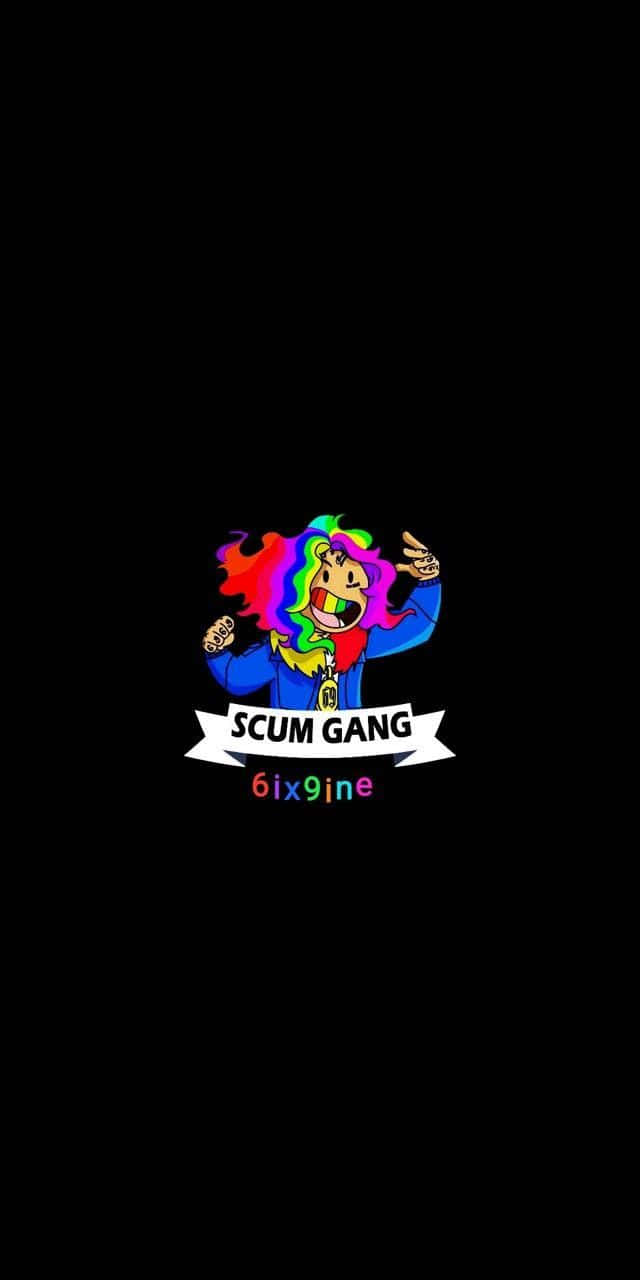 en fargerik logo for søppelgjenger Bakgrunner