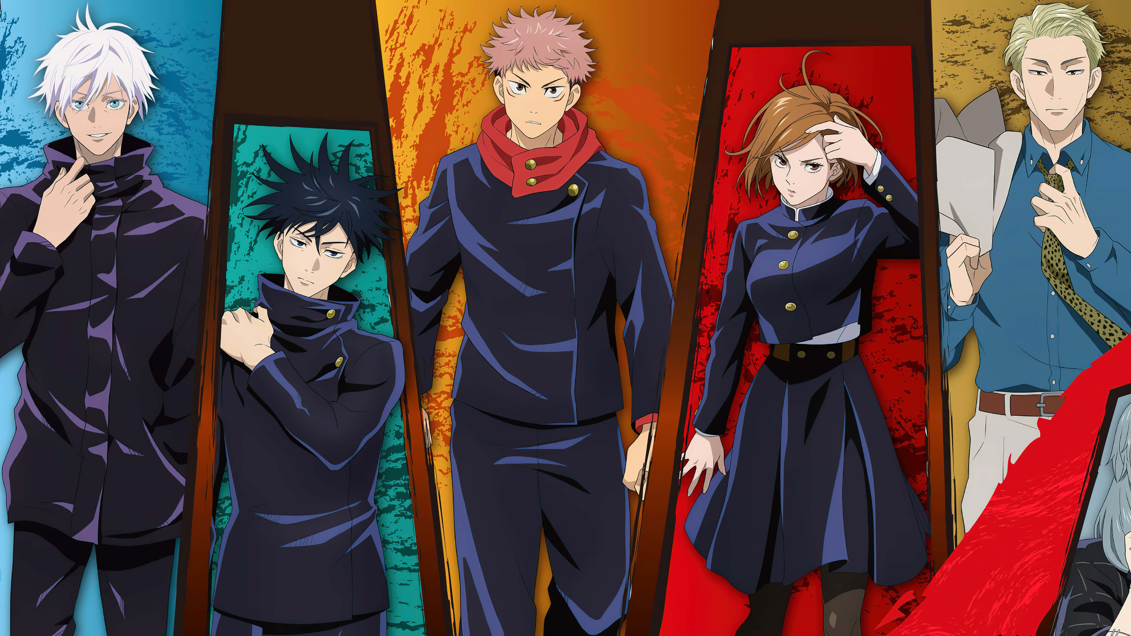 En filmatisk collage av alle dine favorittanimekarakterer Bakgrunner