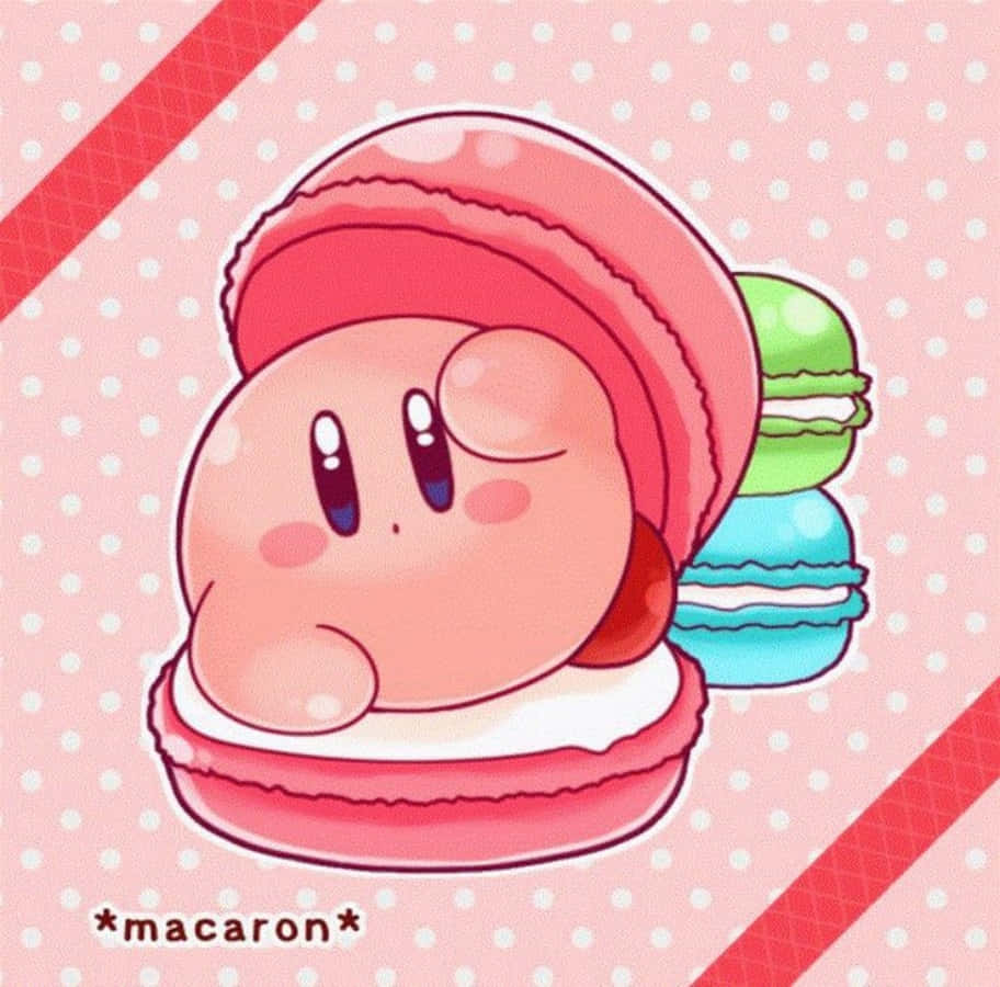 En glad Kirby klar til å utforske verden Bakgrunner