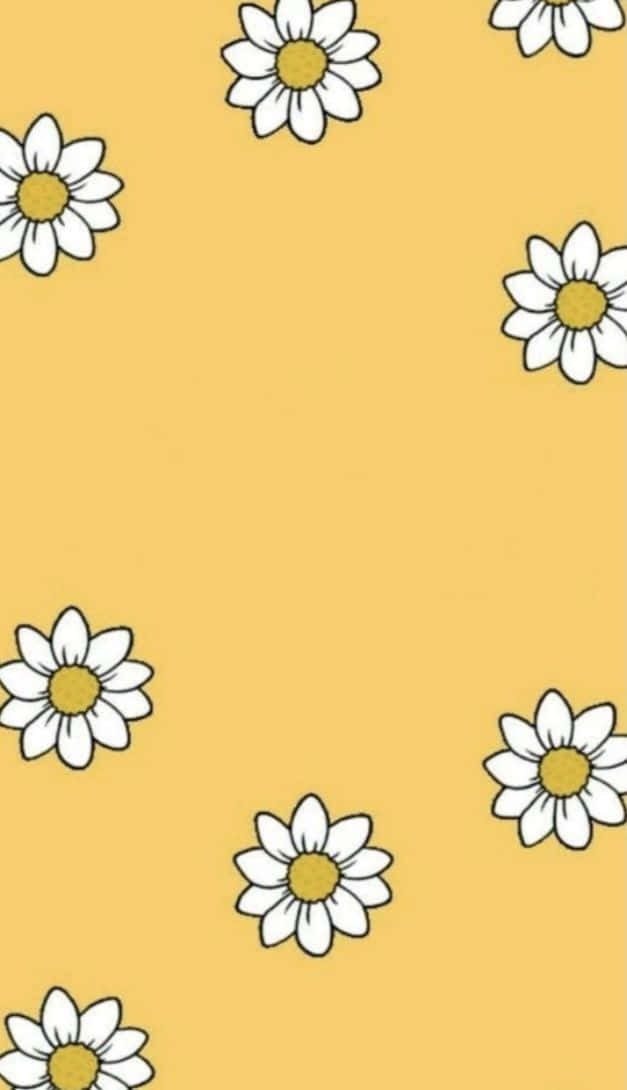 En livlig gul horisontlinje utstråler positivitet Bakgrunner