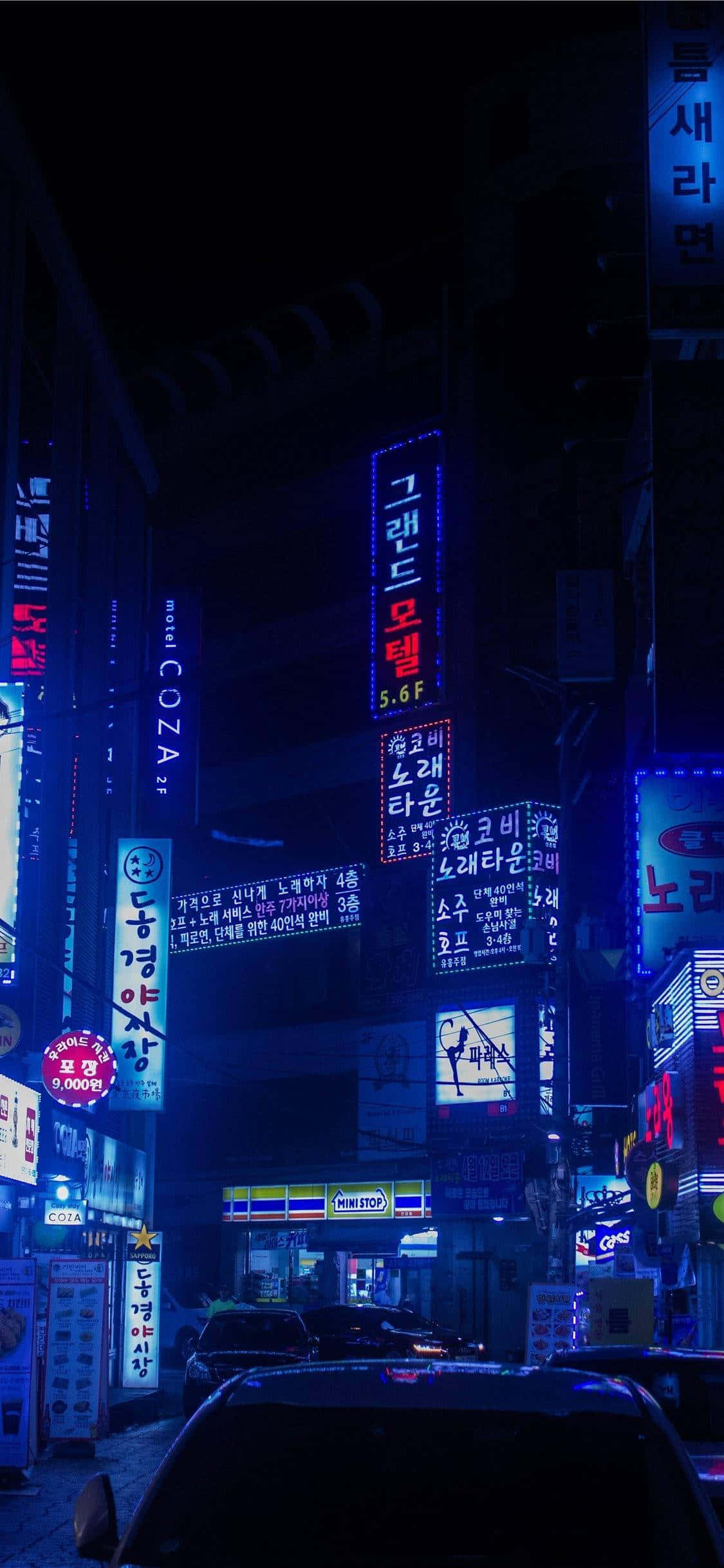 En lys natt i Tokyo Bakgrunner