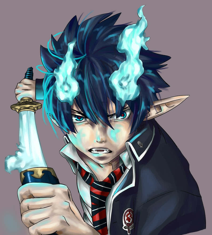 En mektig demoninspirert animekarakter Bakgrunner